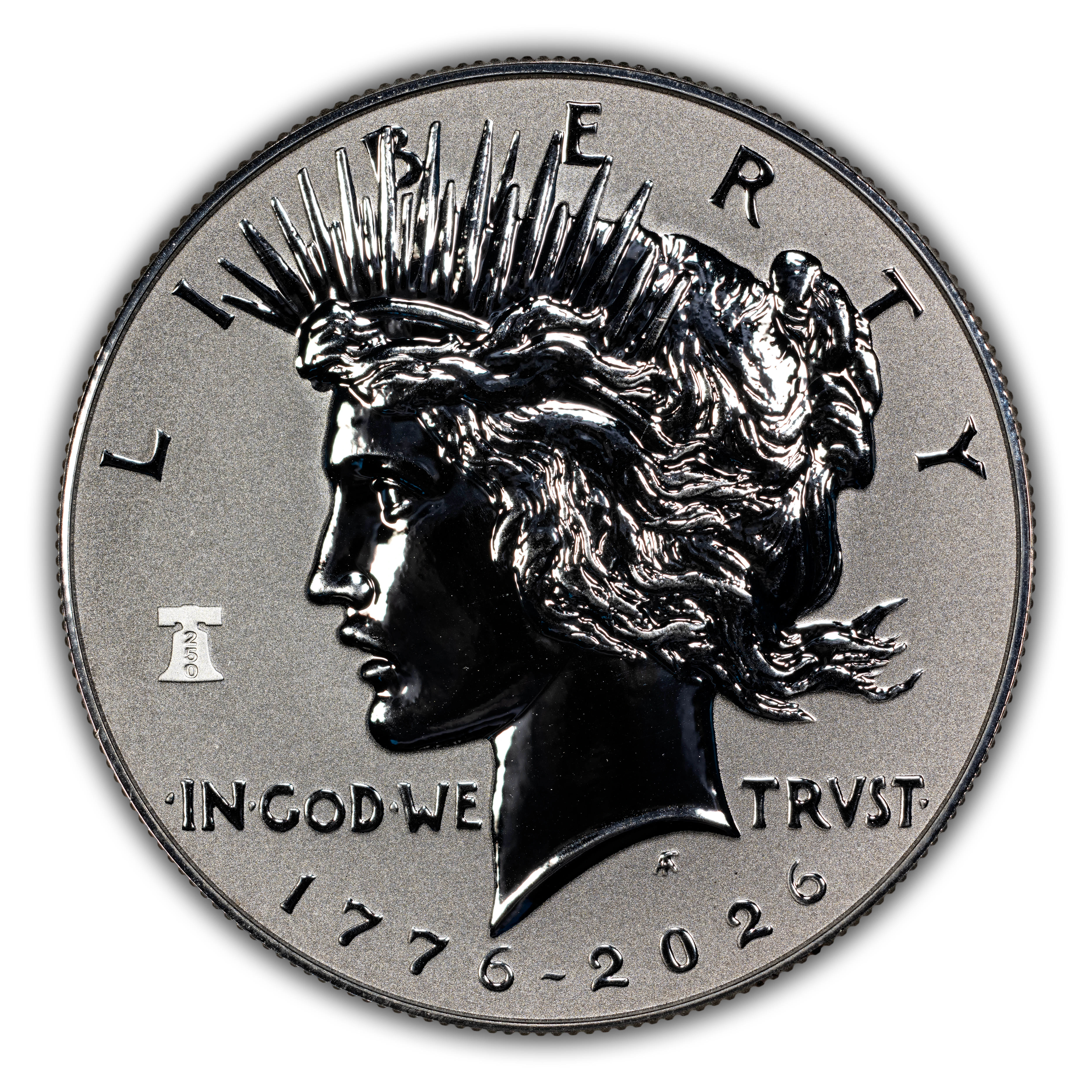 1776~2026-P S$1 Peace, Liberty Bell Privy, Reverse Proof PR