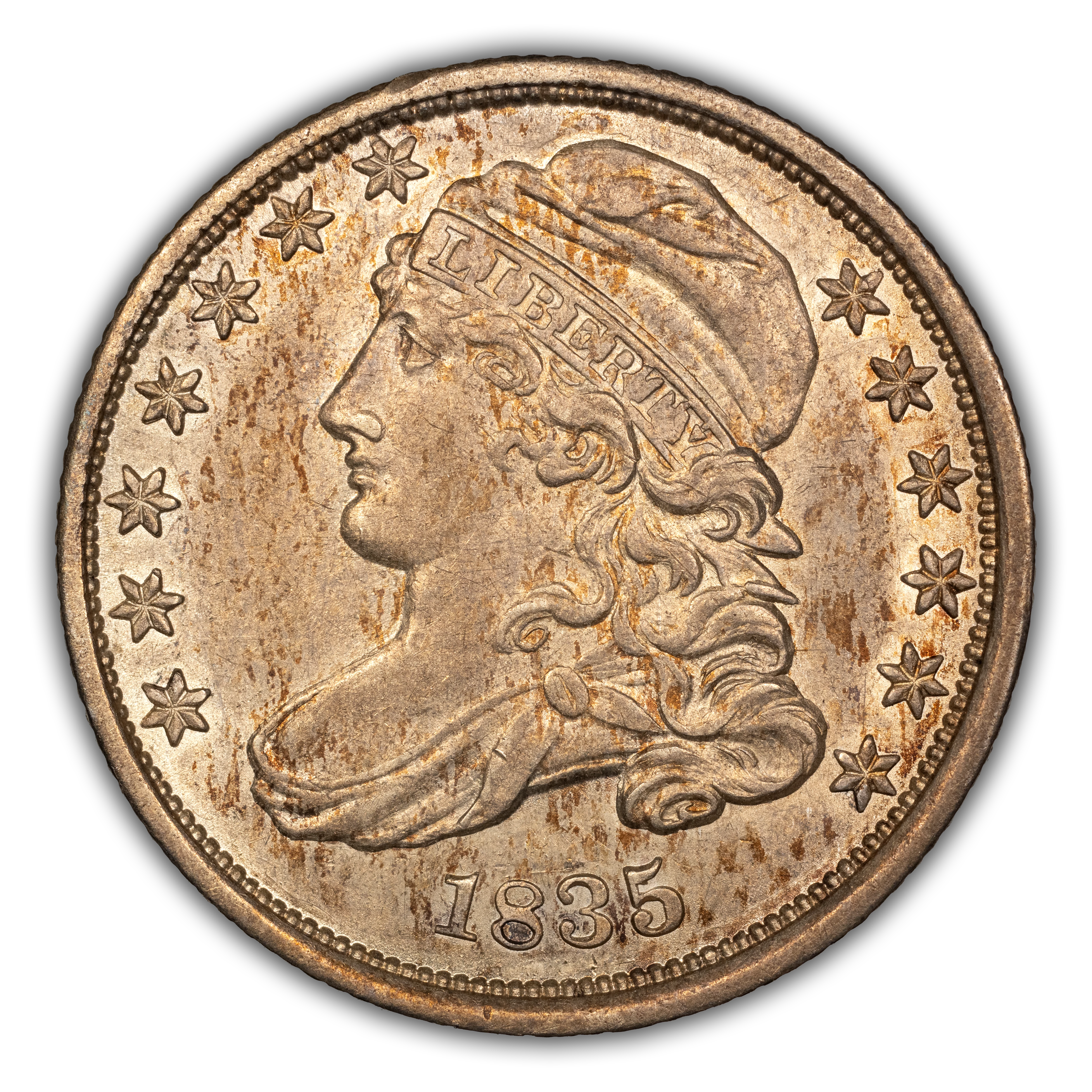 1835 10c JR-1 MS