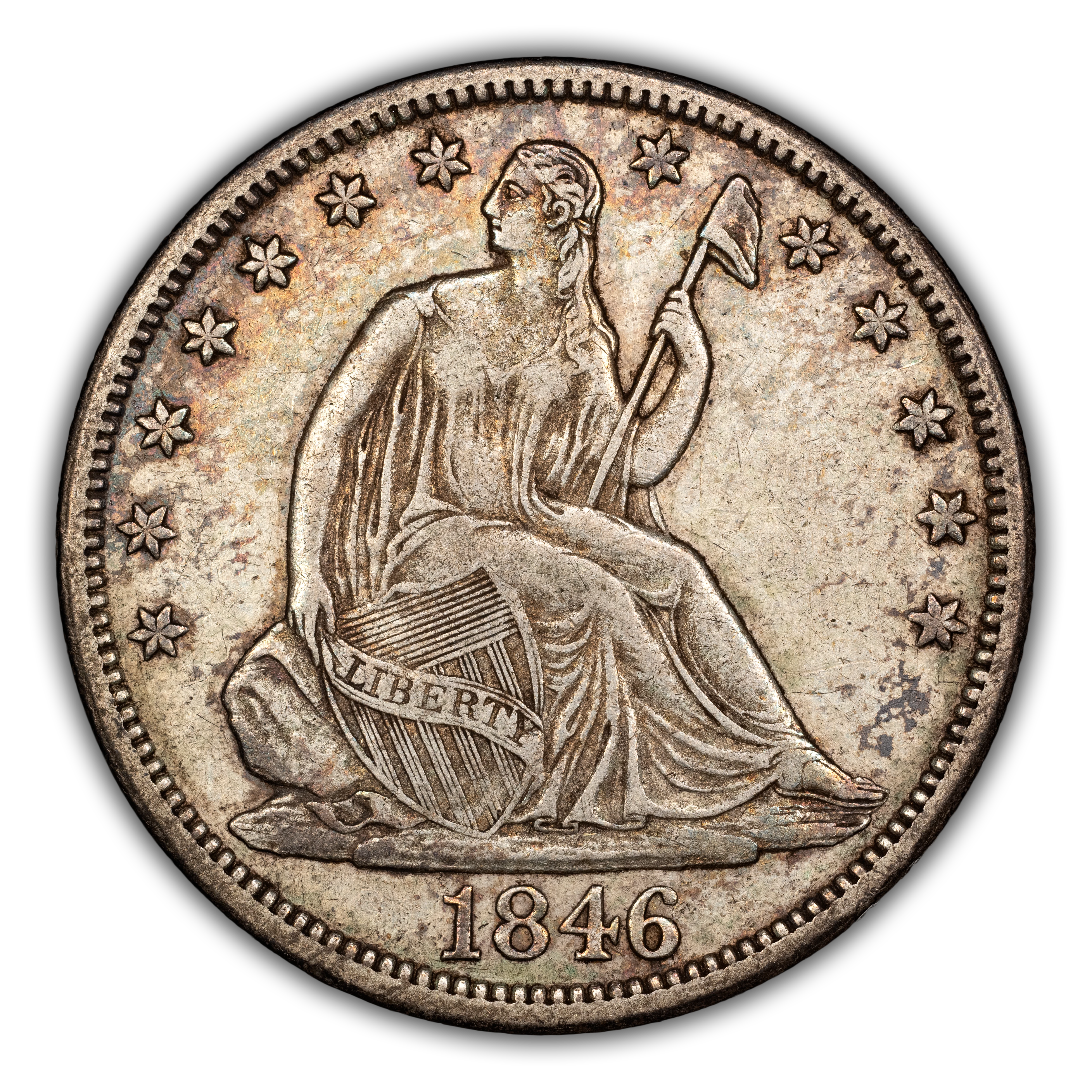 1846-O 50c Tall Date MS