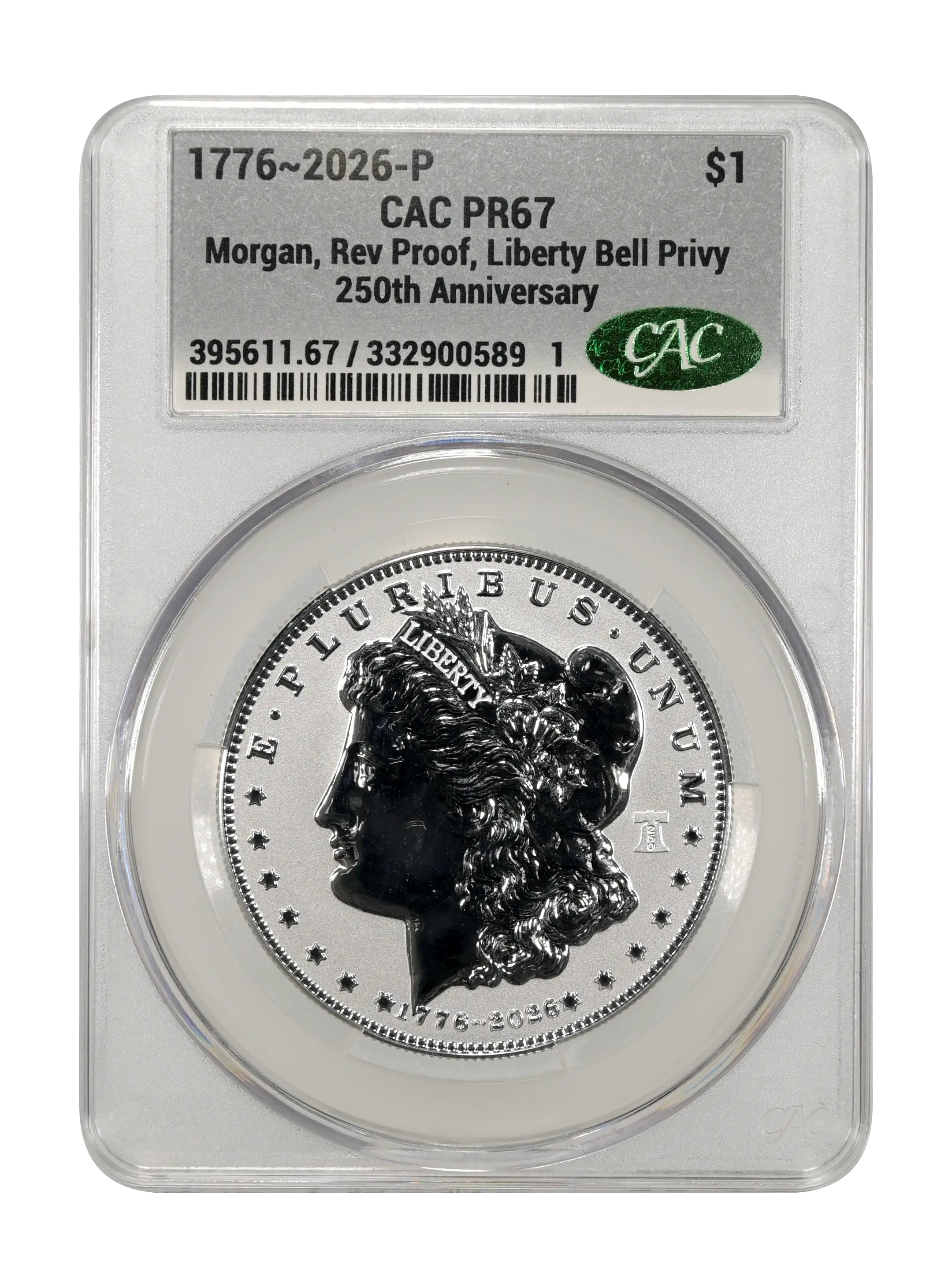 1776~2026-P S$1  Morgan, Liberty Bell Privy, Reverse Proof PR thumbnail 19