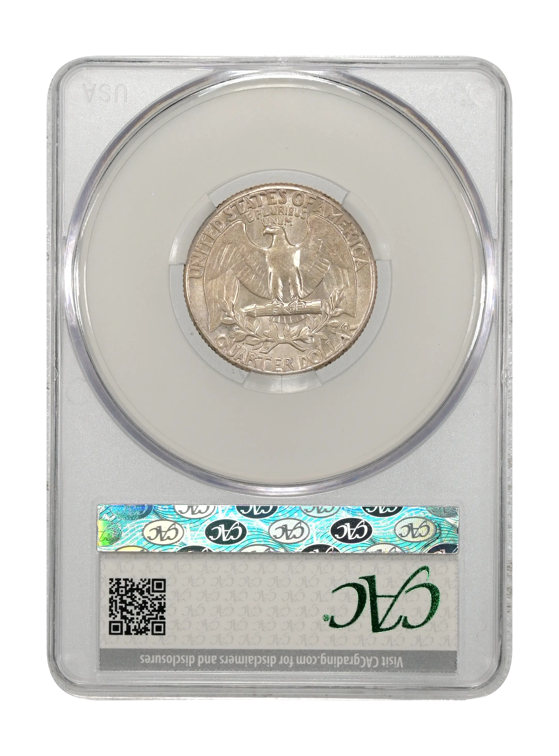 1963 25c Type B Rev, Space Between Arrow & Leaf, FS-901a MS thumbnail 4