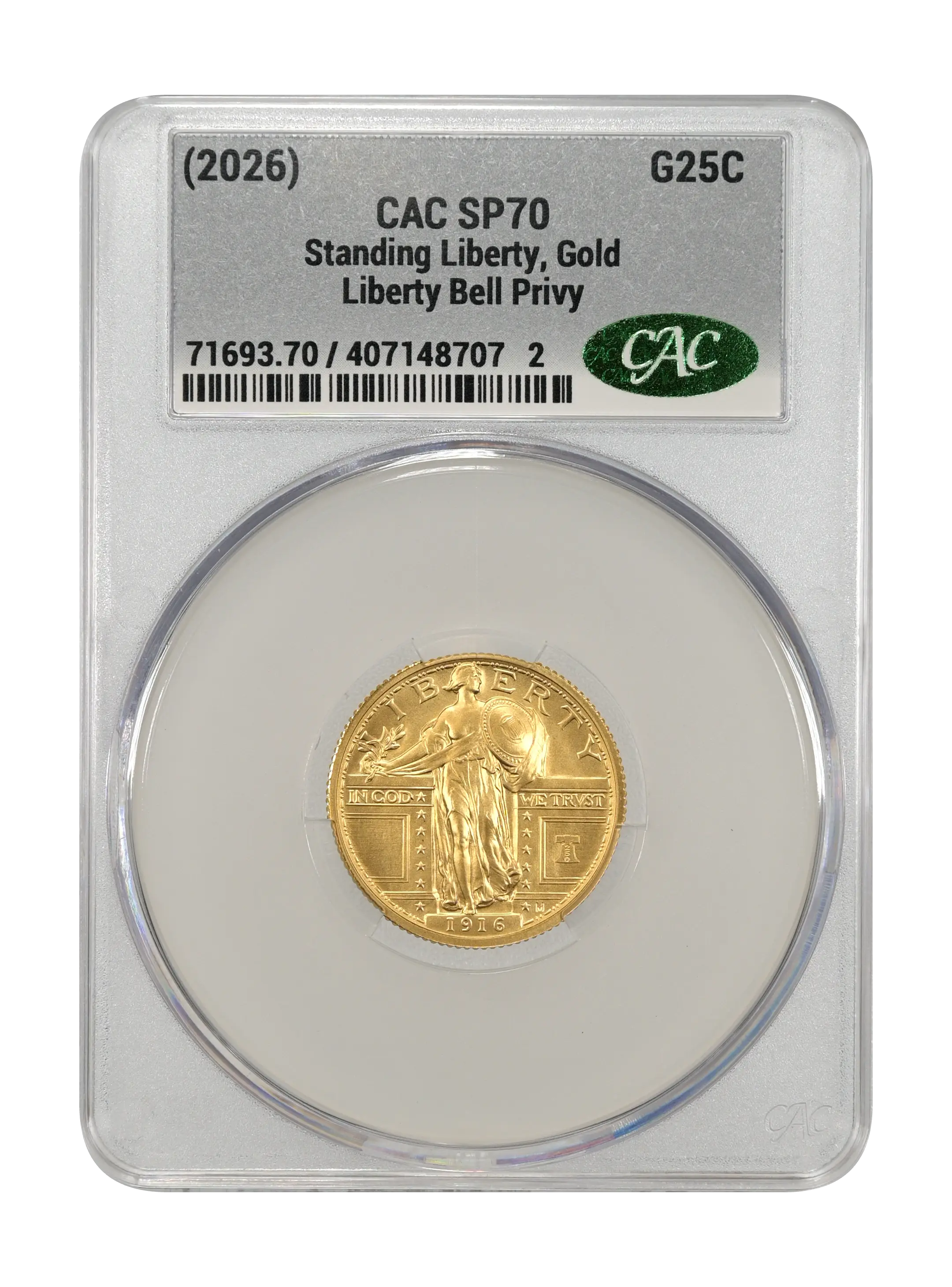 (2026) G25c Gold Standing Liberty, 250th Anniversary Privy SP thumbnail 17