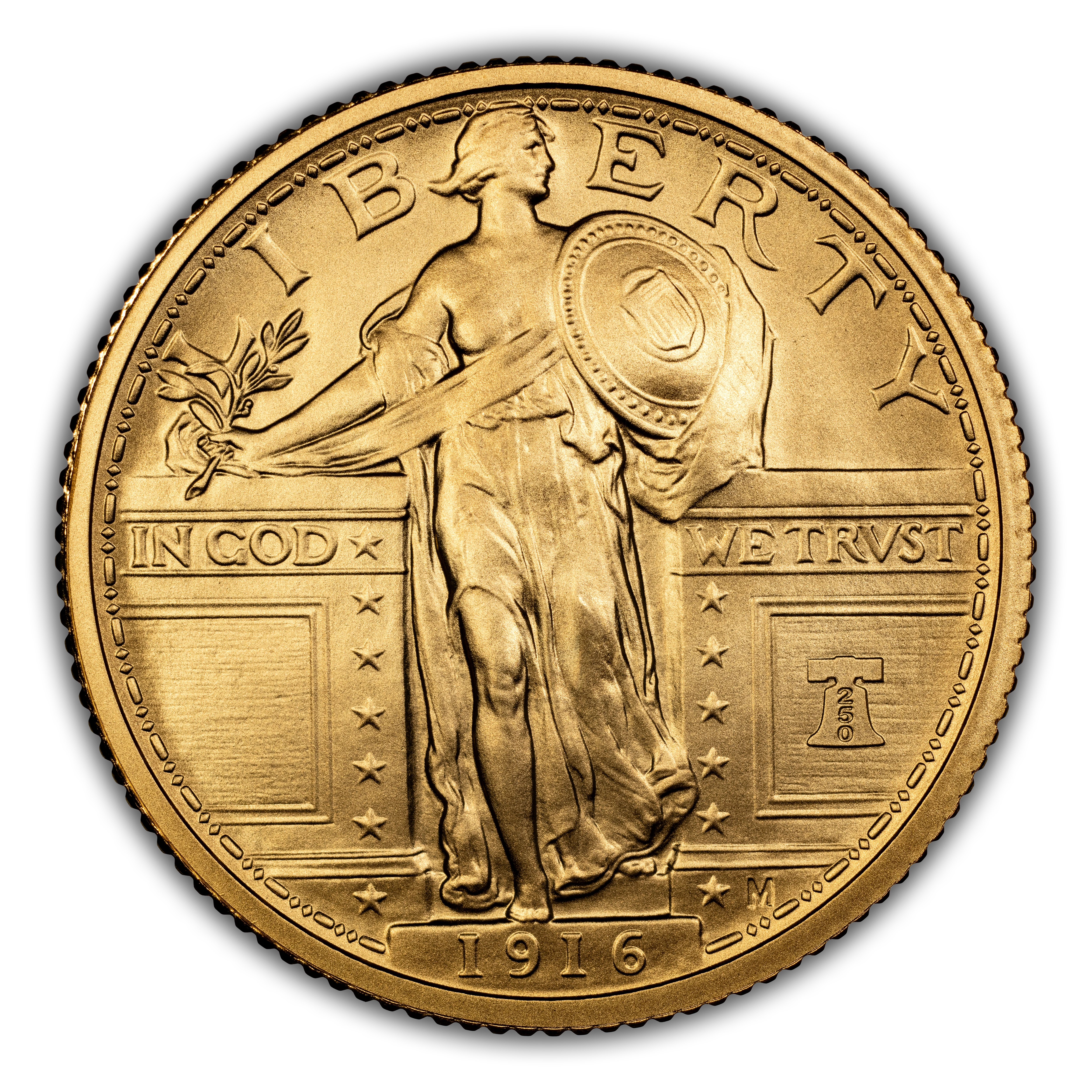 (2026) G25c Gold Standing Liberty, 250th Anniversary Privy SP thumbnail 3