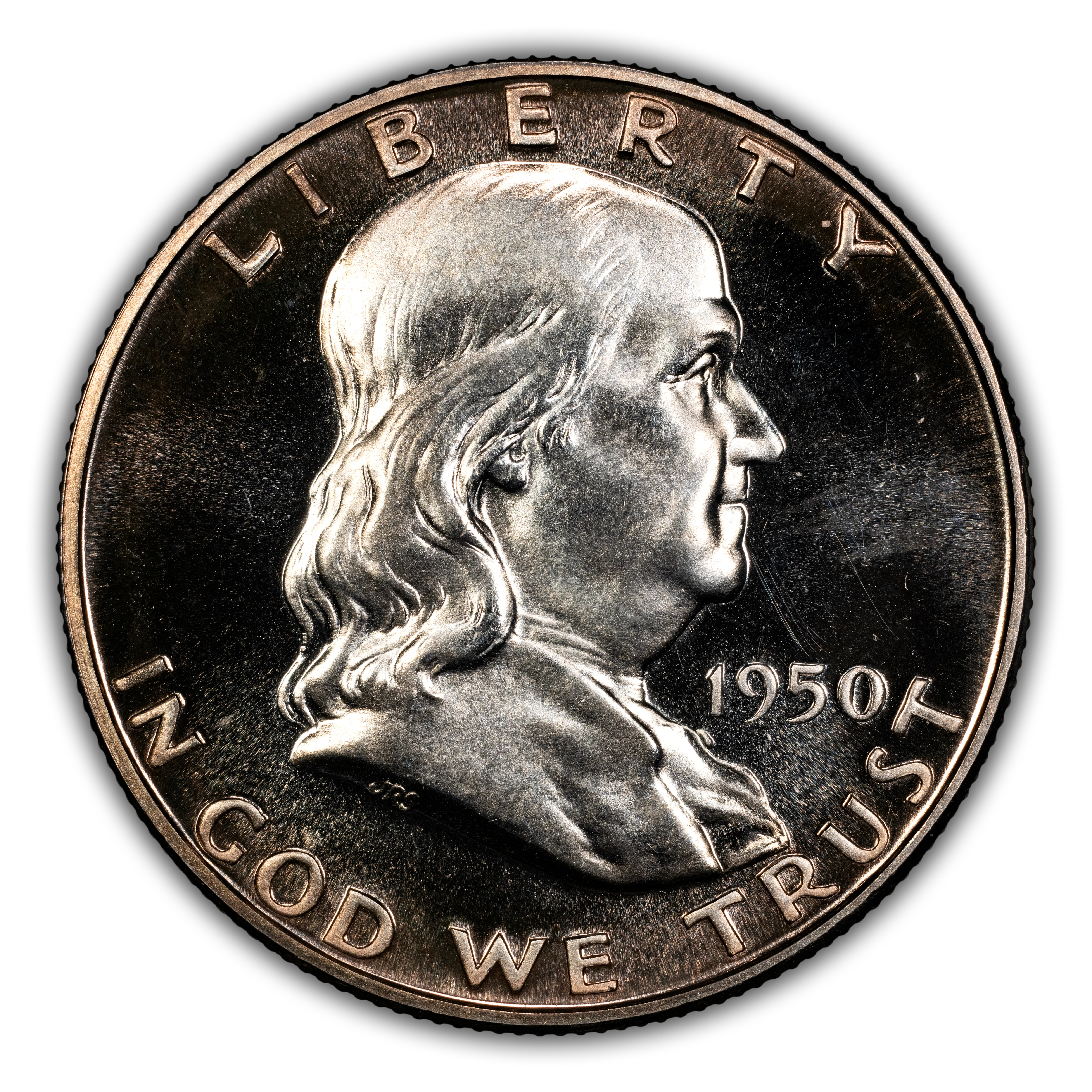 Franklin Half Dollar Set 50c 1950-1963, 14 Coins PR thumbnail 15