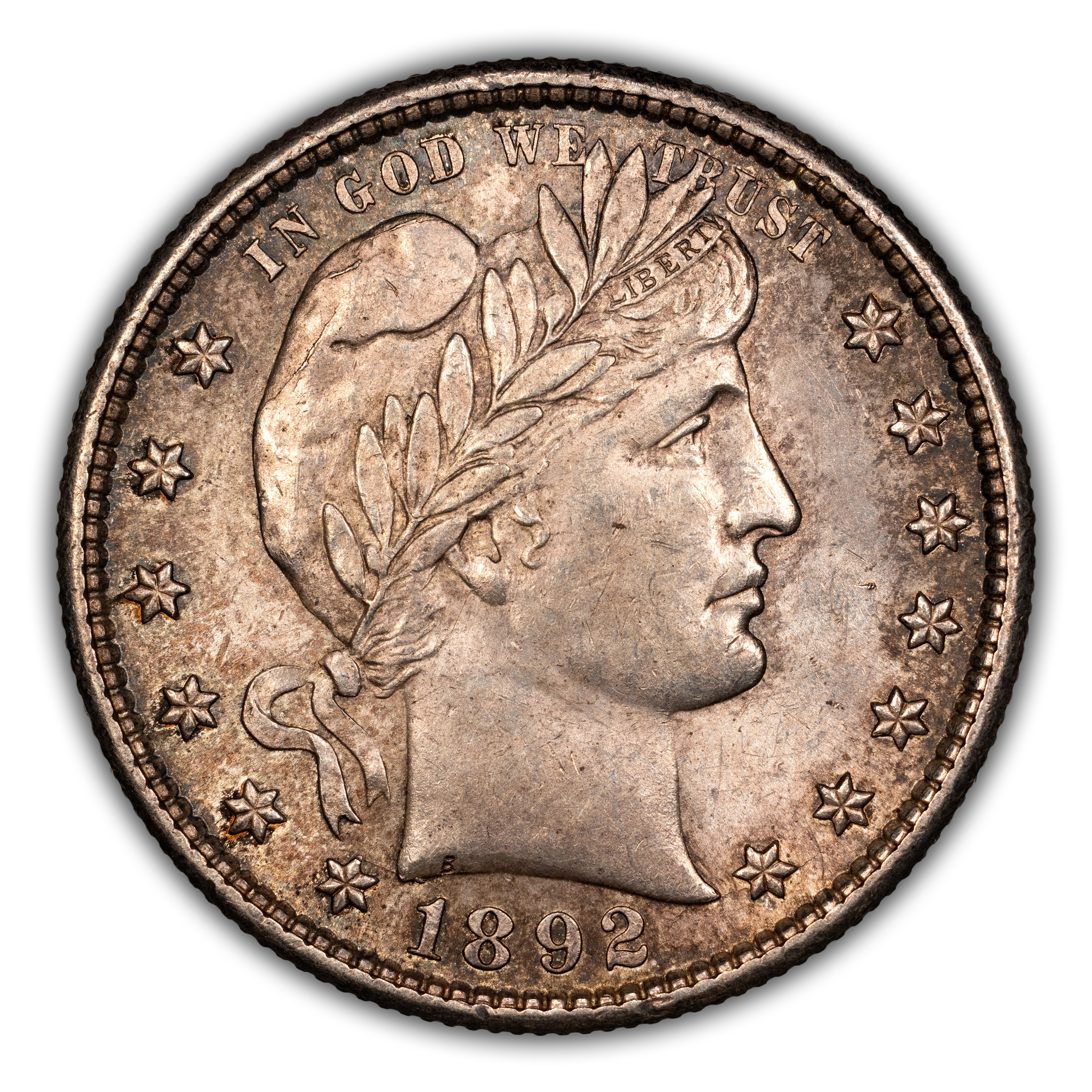 1892-S 25c MS thumbnail 3