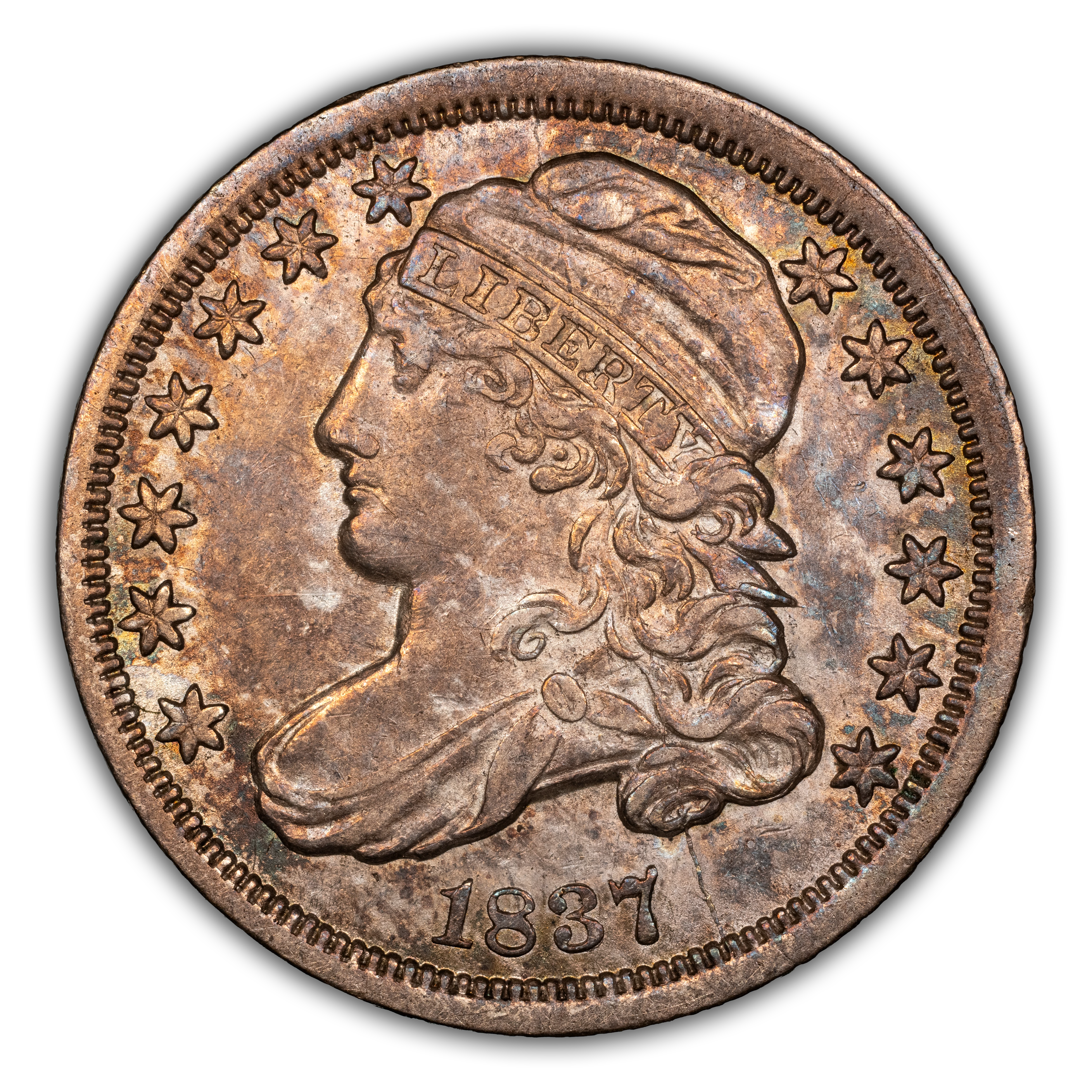 1837 10c Capped Bust, JR-4 MS