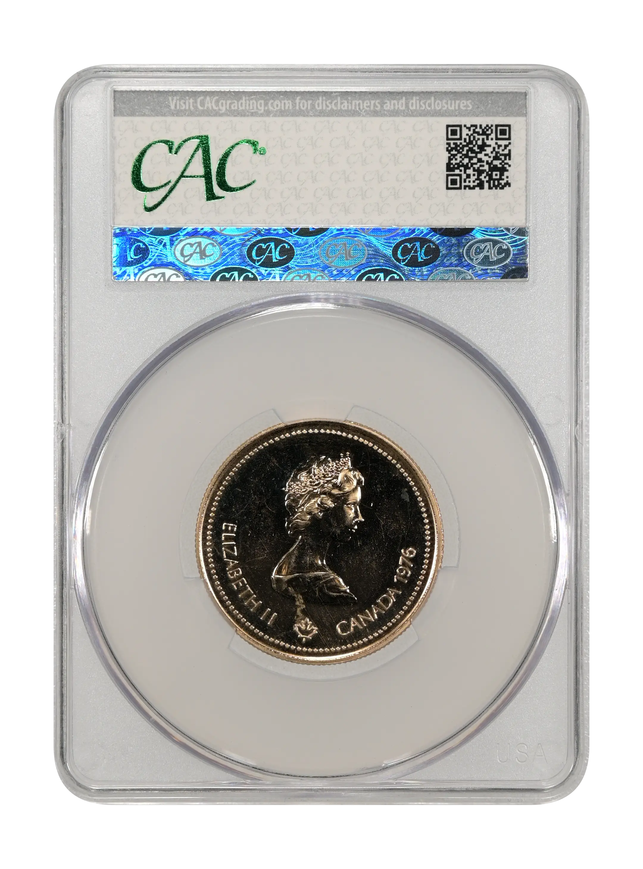 1976 G$100 14k Gold, Montreal Olympics MS thumbnail 5