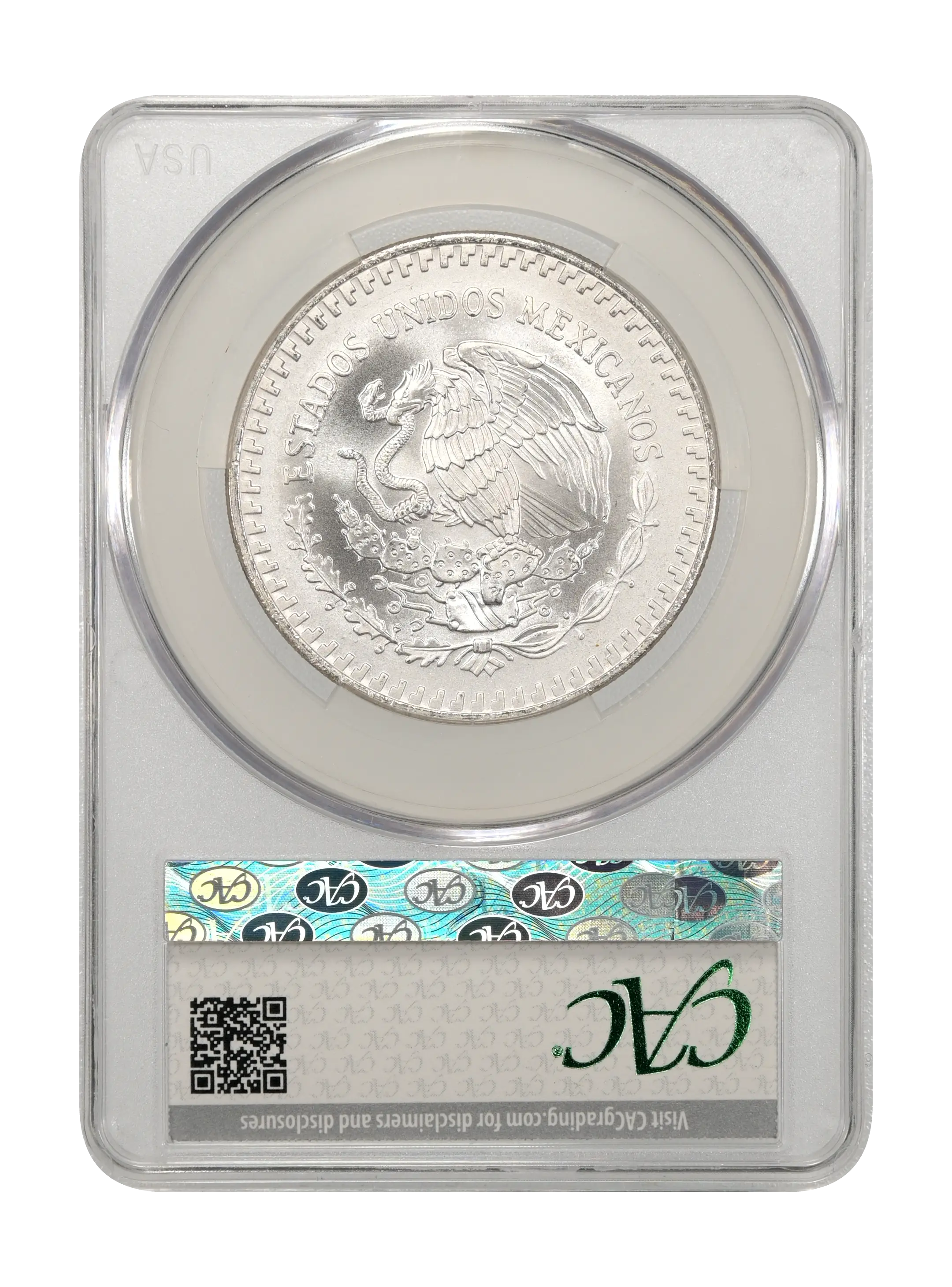 1991-Mo 1 Onza Libertad, Silver, Type 2 MS (KM-494.3) thumbnail 14