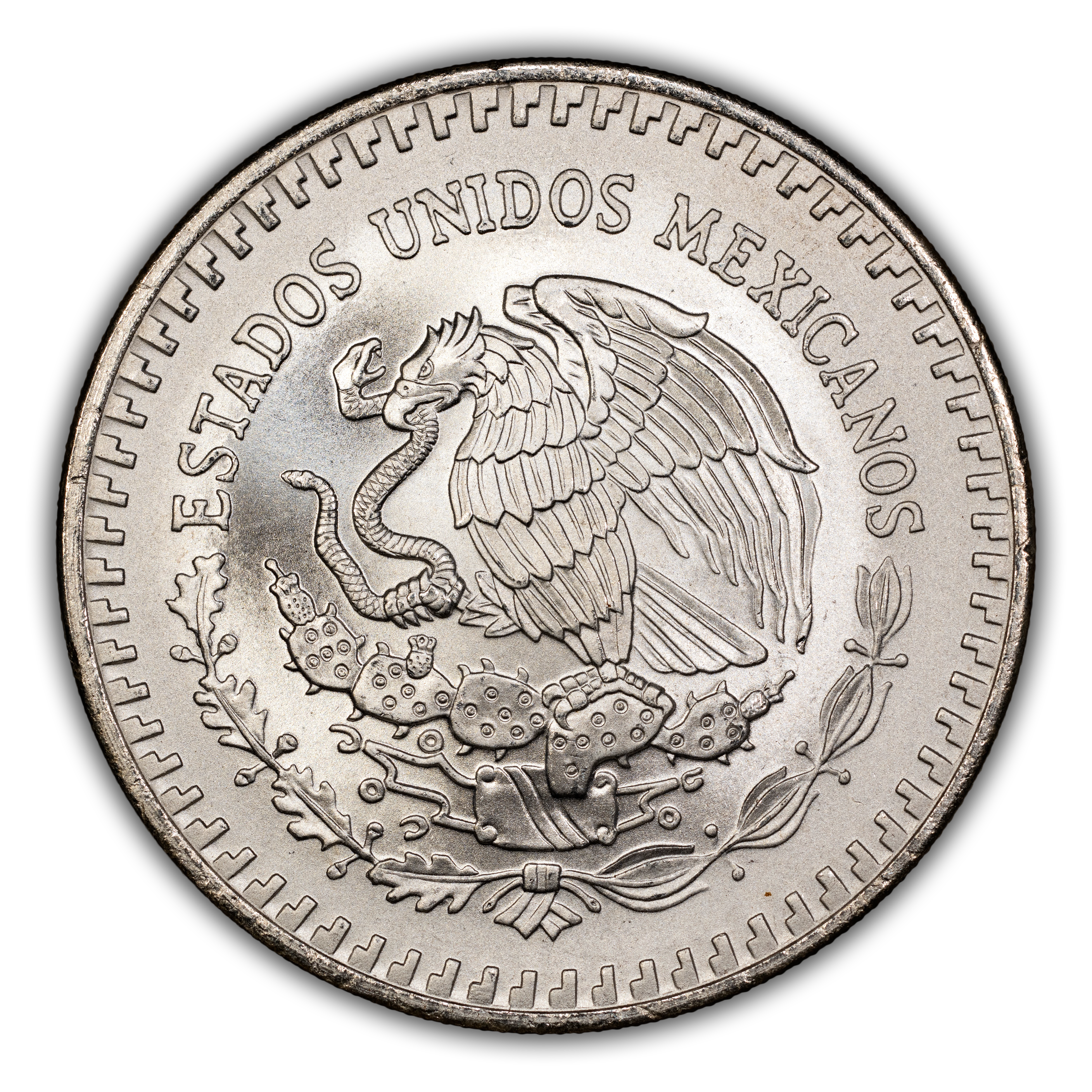 1991-Mo 1 Onza Libertad, Silver, Type 2 MS (KM-494.3) thumbnail 3