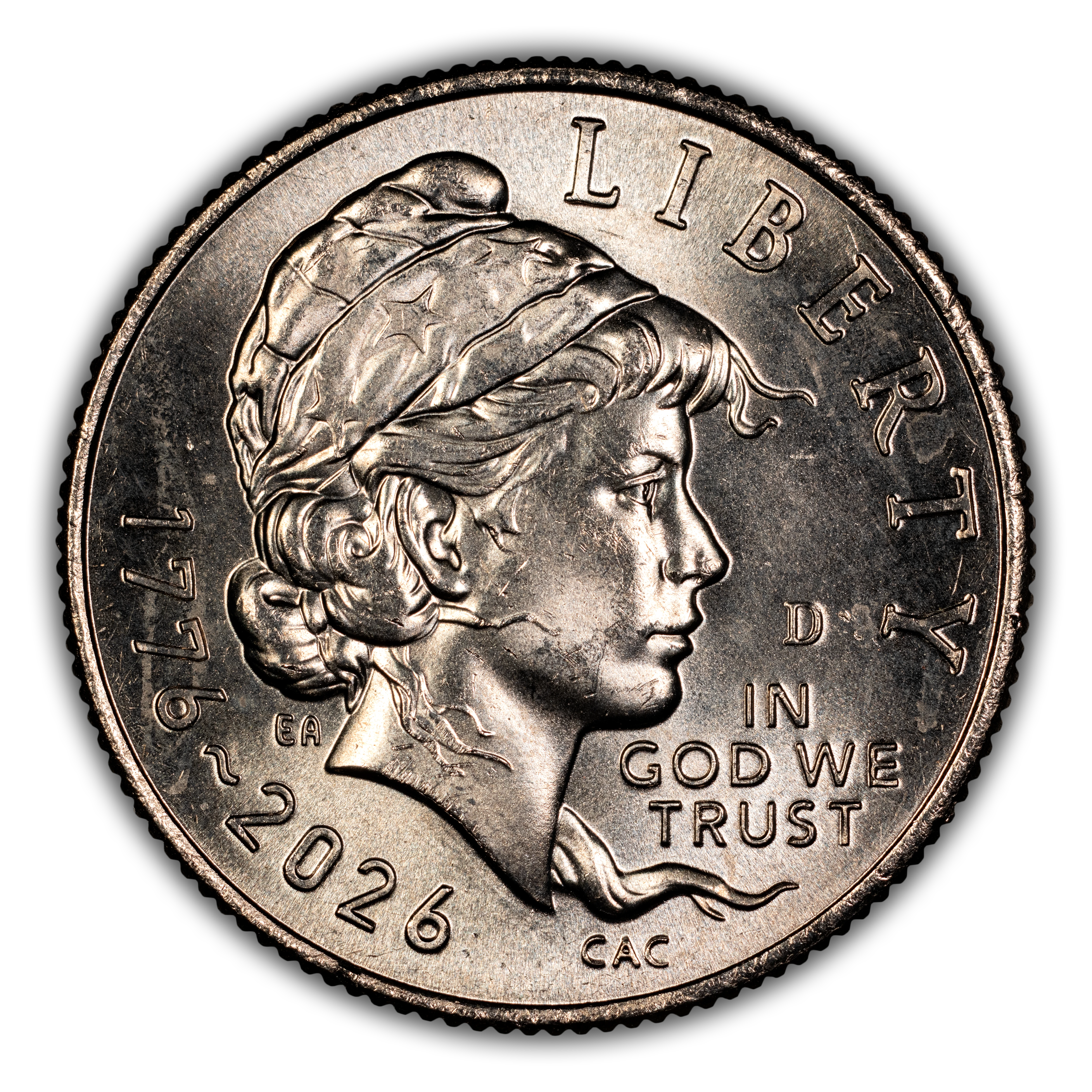 1776~2026-D 10c Emerging Liberty MS thumbnail 4