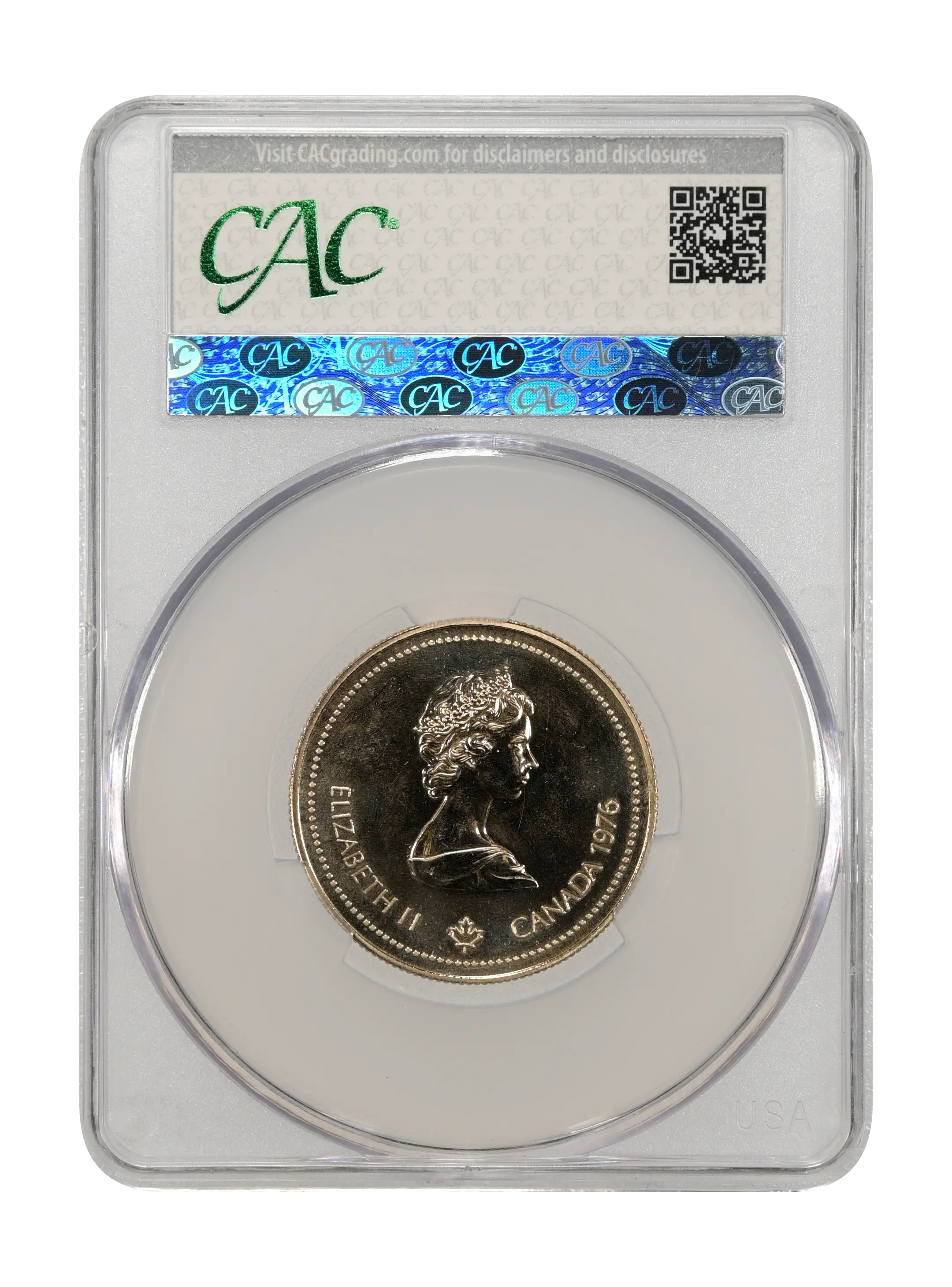 1976 G$100 14k Gold, Montreal Olympics MS thumbnail 6