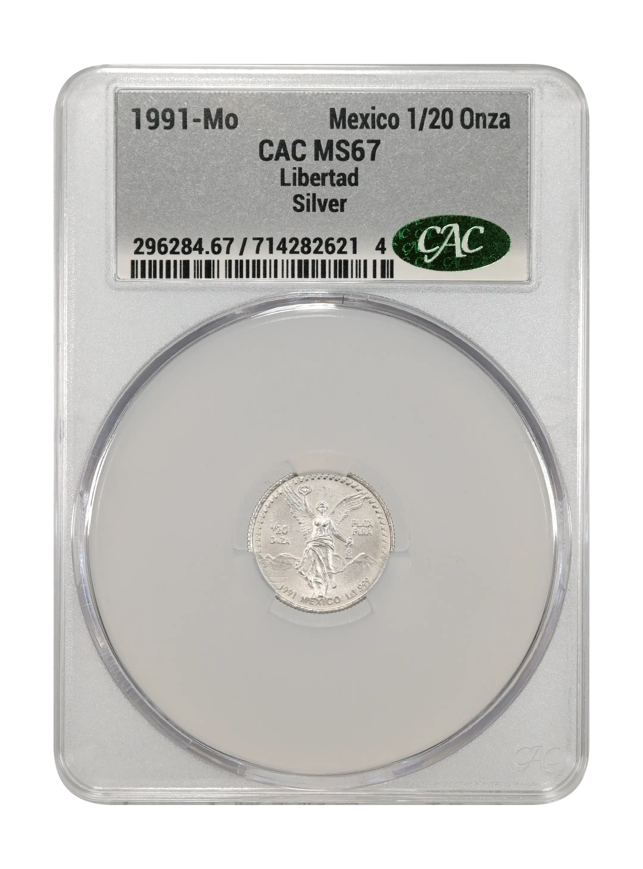 Mexico 1998 Silver 1/20 Onza Libertad Coin Values & Prices | Greysheet