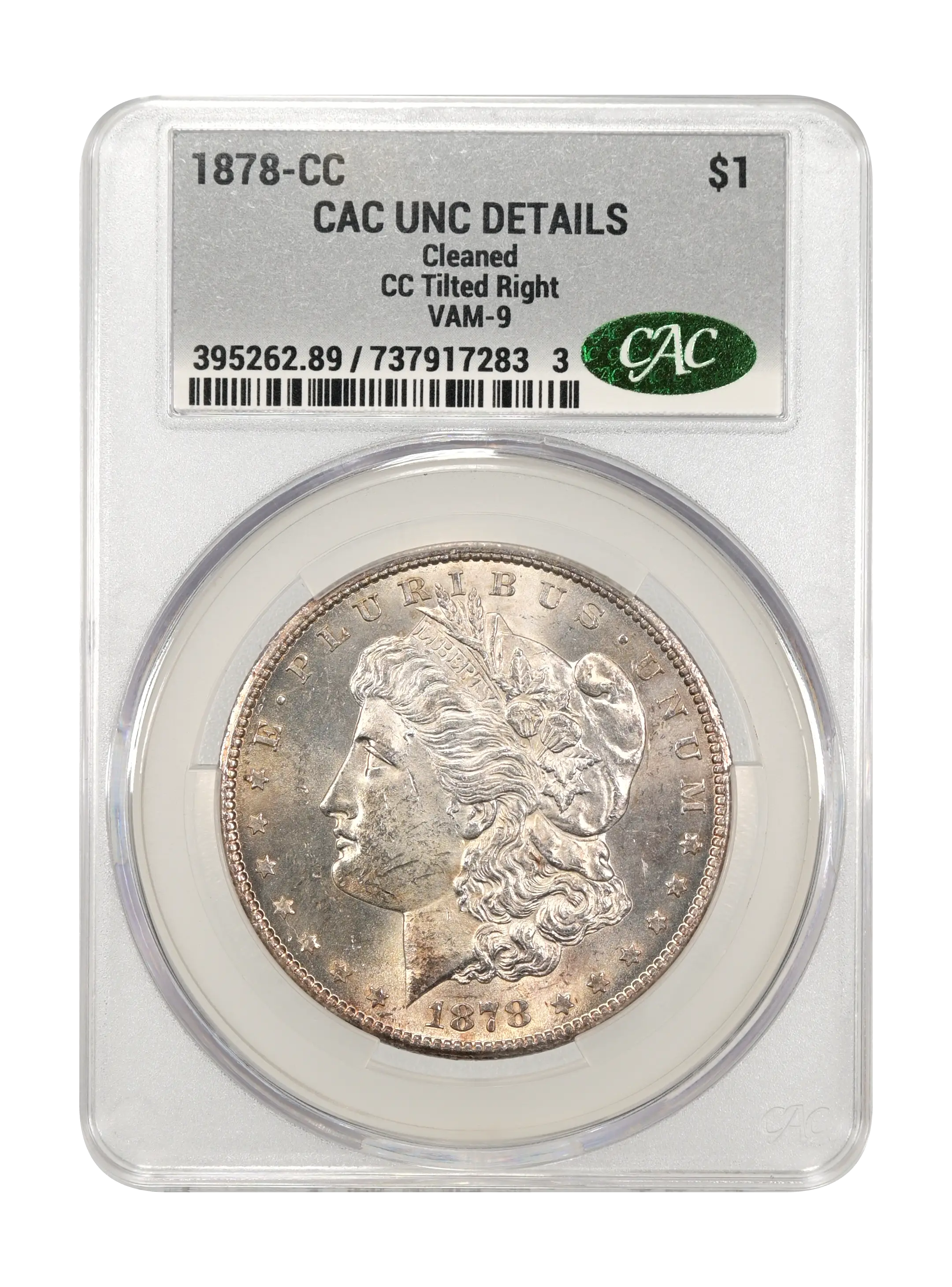 1878-CC $1  CC Tilted Right, VAM-9 MS thumbnail 7