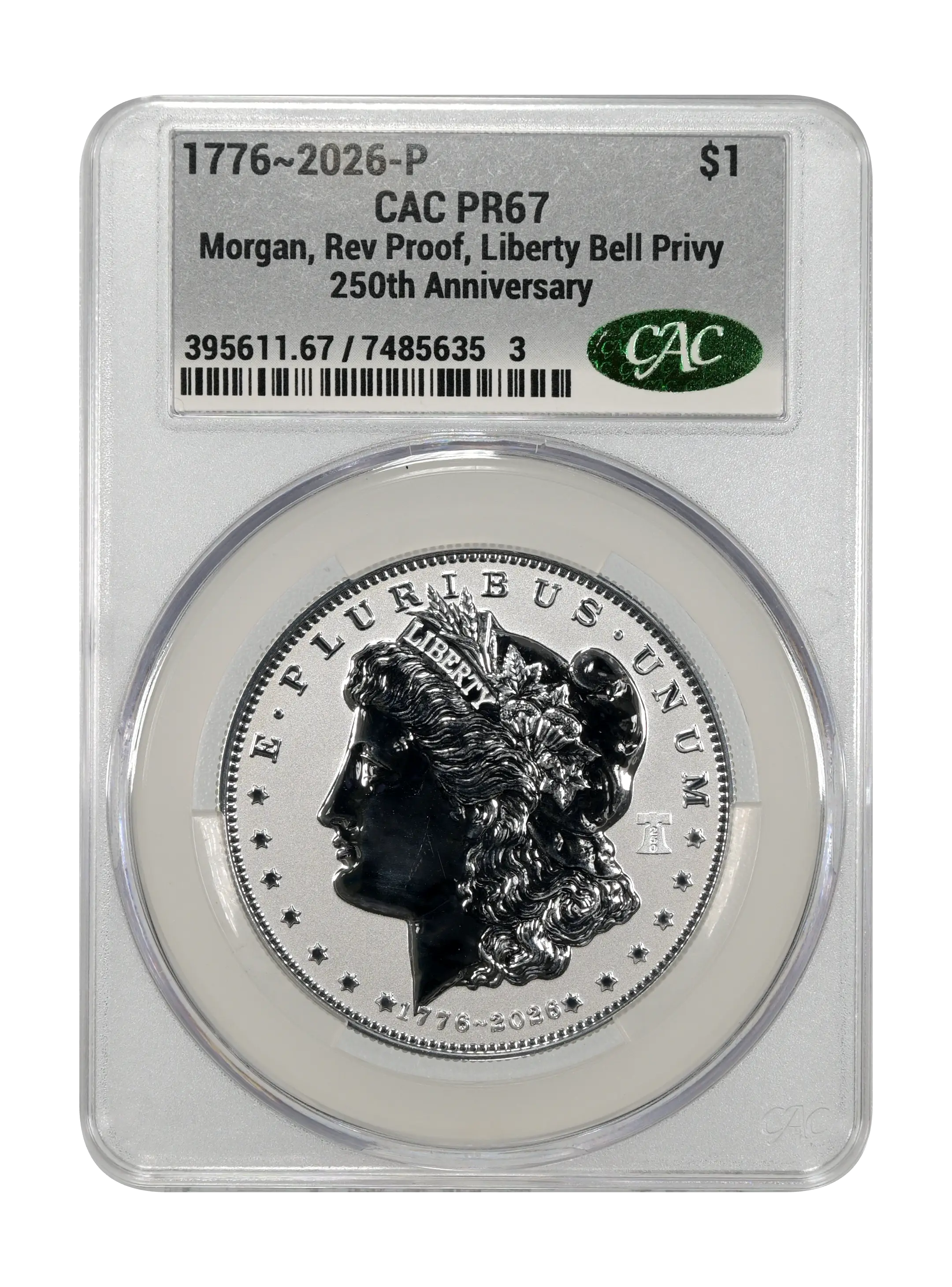 1776~2026-P S$1  Morgan, Liberty Bell Privy, Reverse Proof PR thumbnail 18