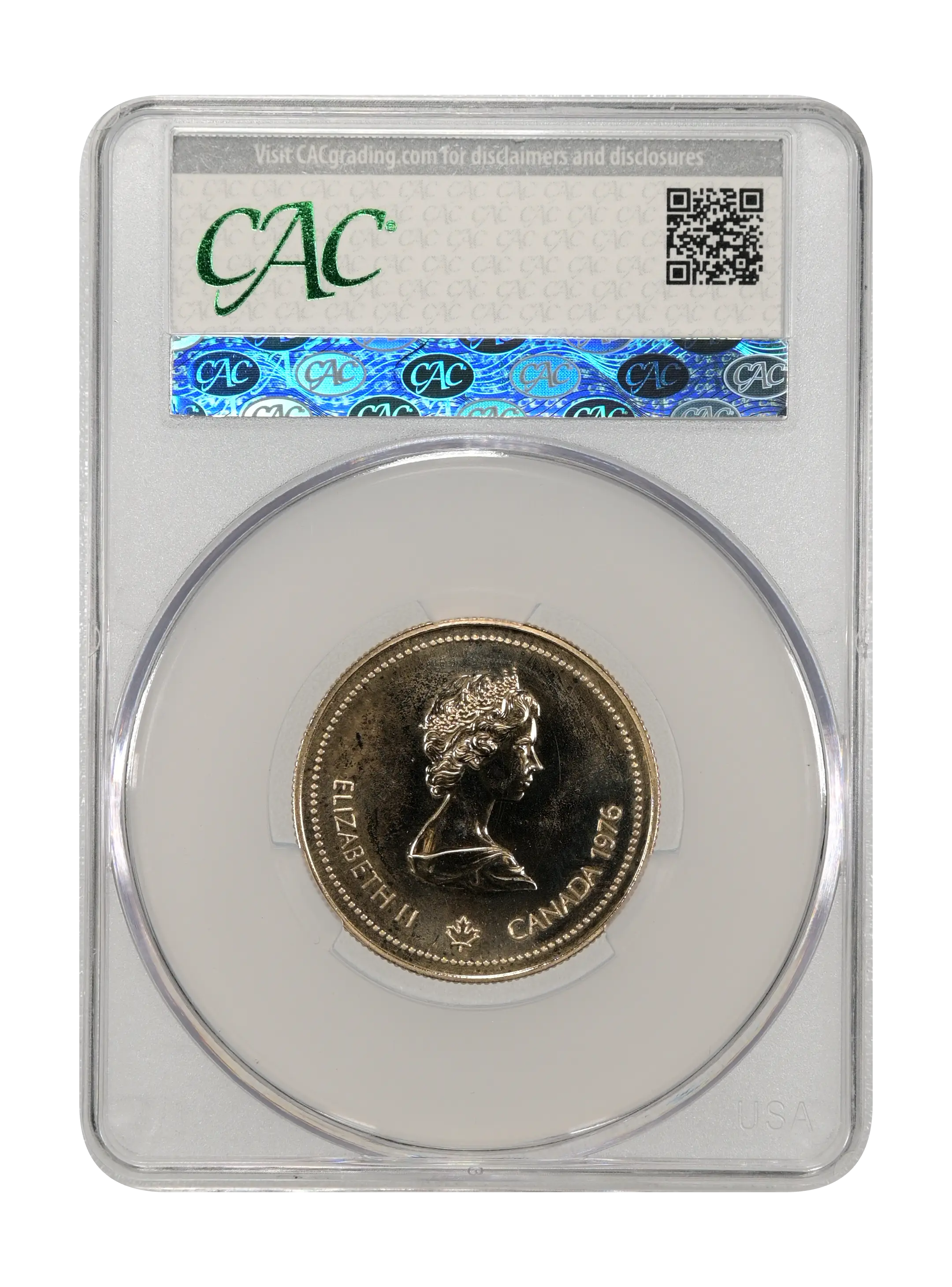 1976 G$100 14k Gold, Montreal Olympics MS thumbnail 7