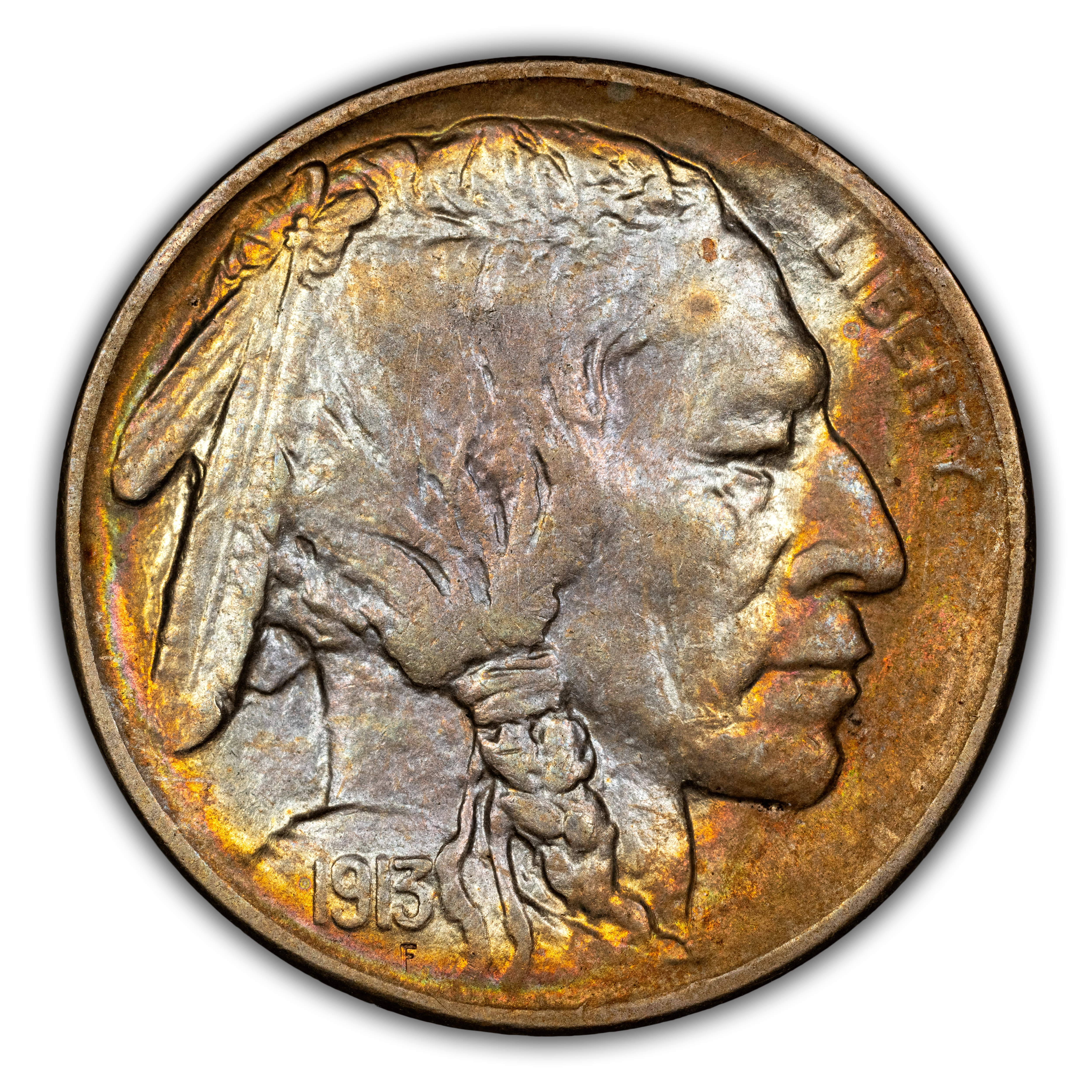 1913-S 5c Buffalo, Type 2 MS thumbnail 4
