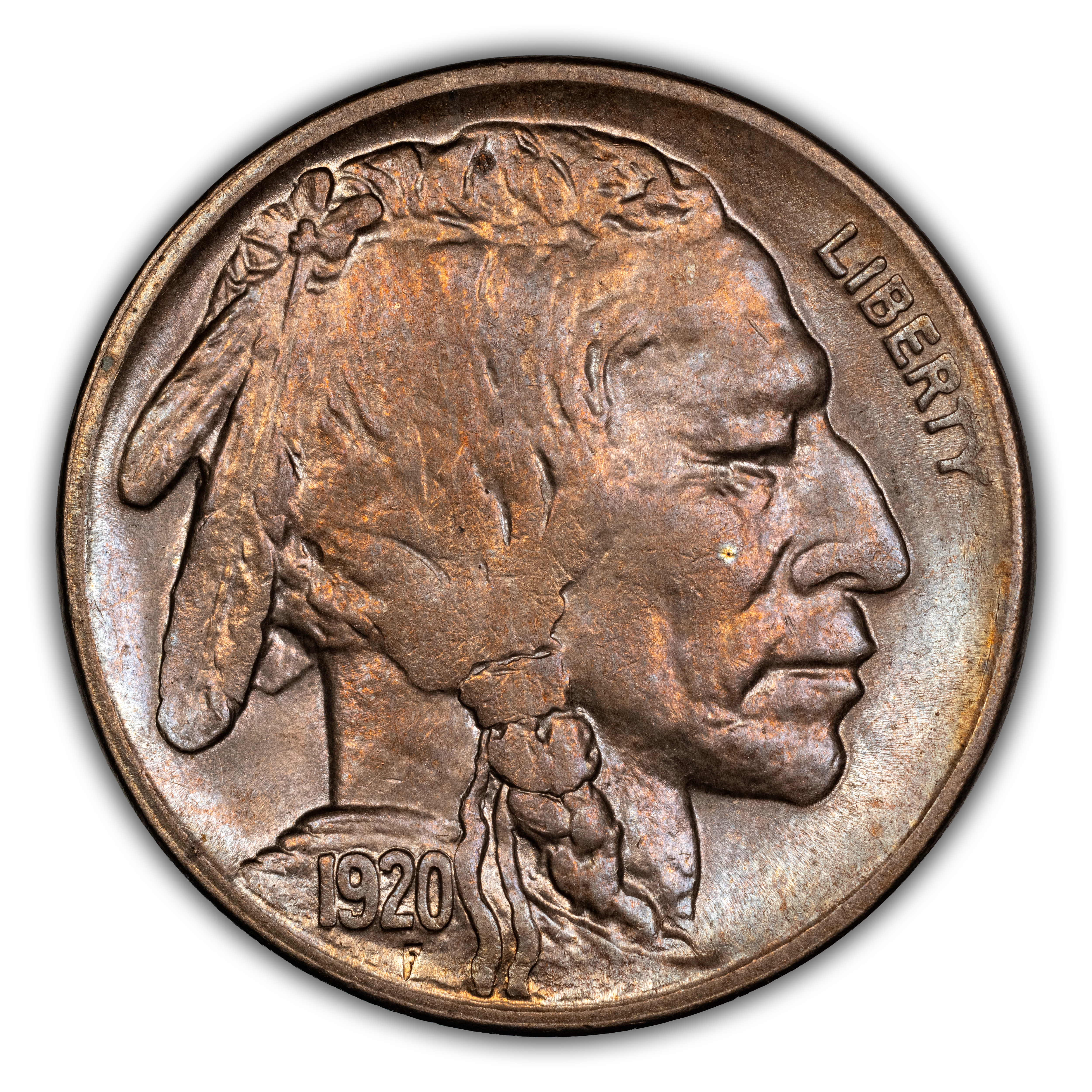 1920-S 5c 2 Feathers, FS-401 MS thumbnail 2