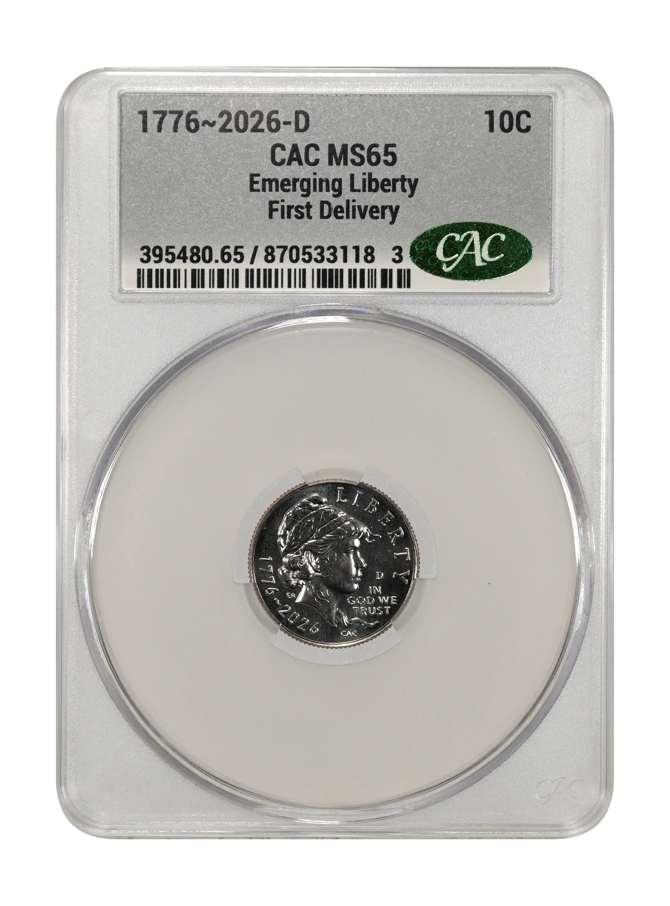 1776~2026-D 10c Emerging Liberty MS thumbnail 19