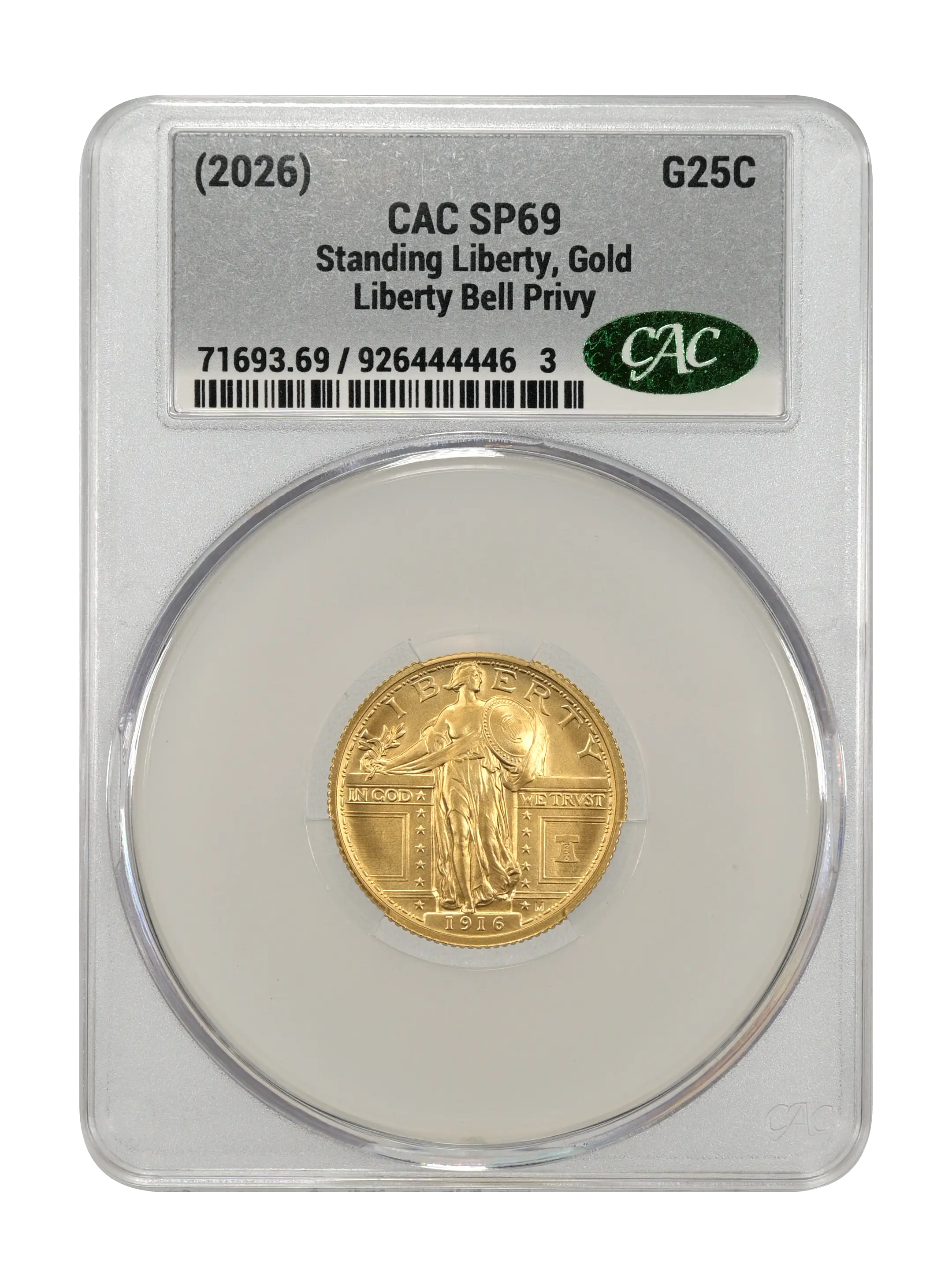 (2026) G25c Gold Standing Liberty, 250th Anniversary Privy SP thumbnail 18
