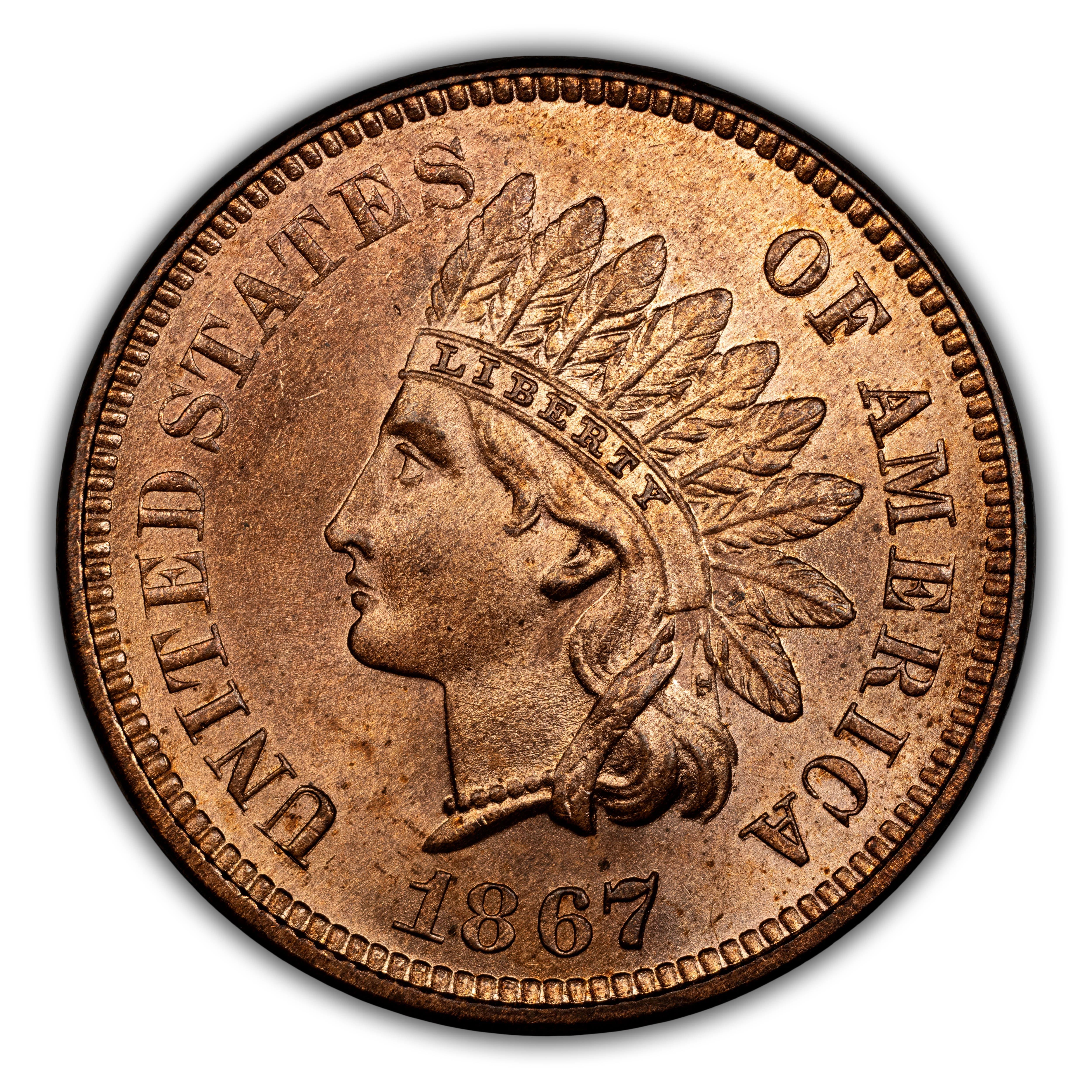 Image for 1867 1c MS RD
