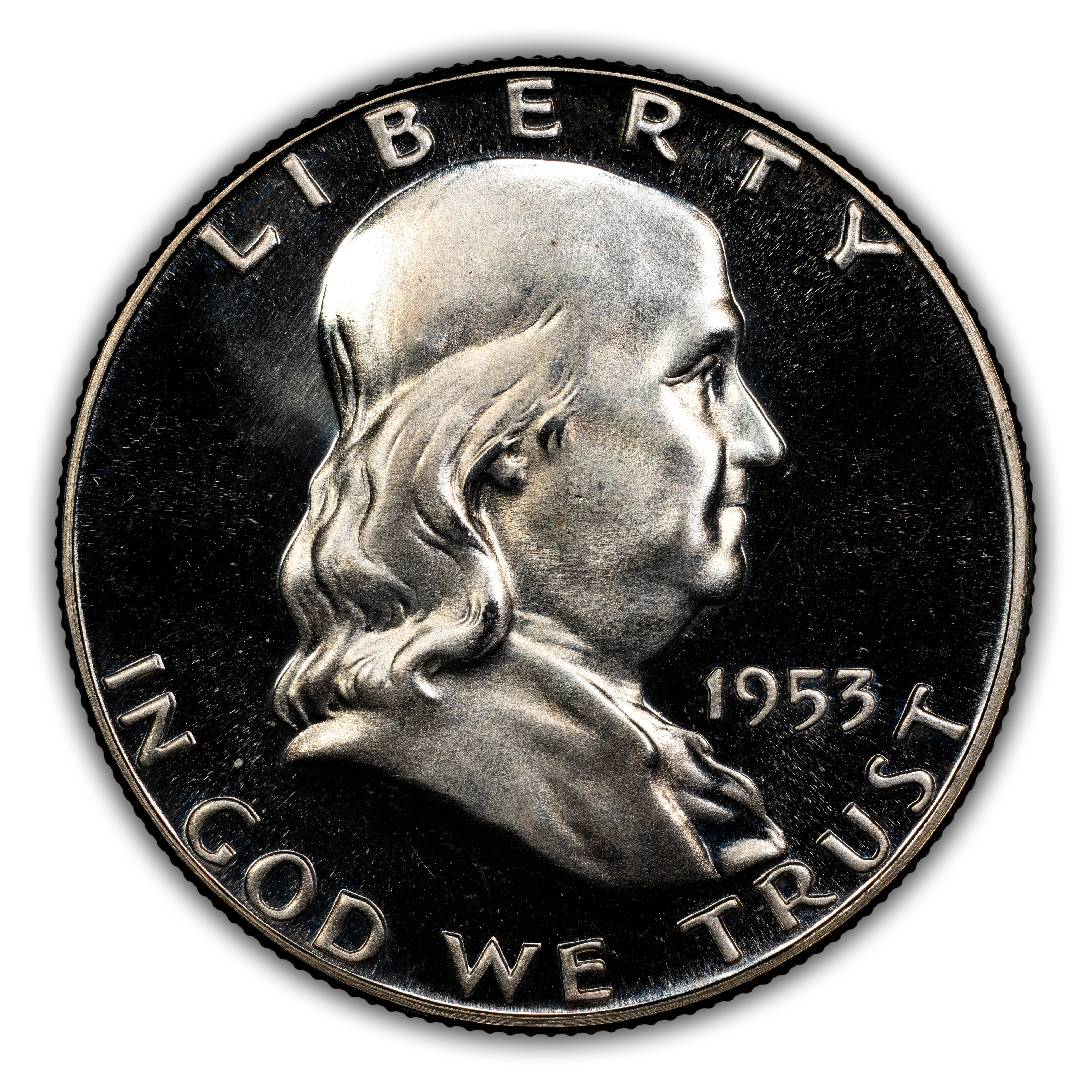 Franklin Half Dollar Set 50c 1950-1963, 14 Coins PR CAM thumbnail 15