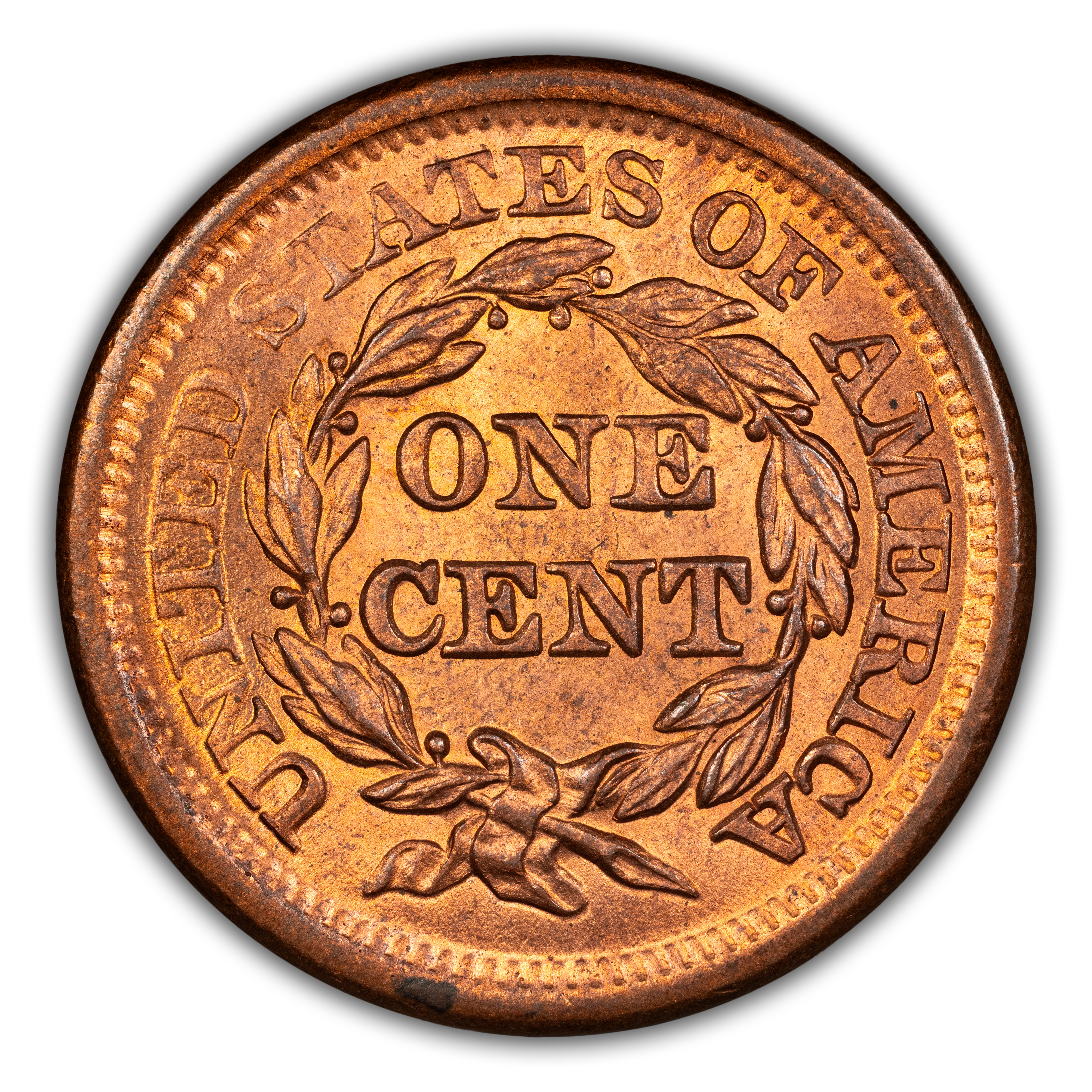 1857 1c Large Date MS RD thumbnail 4