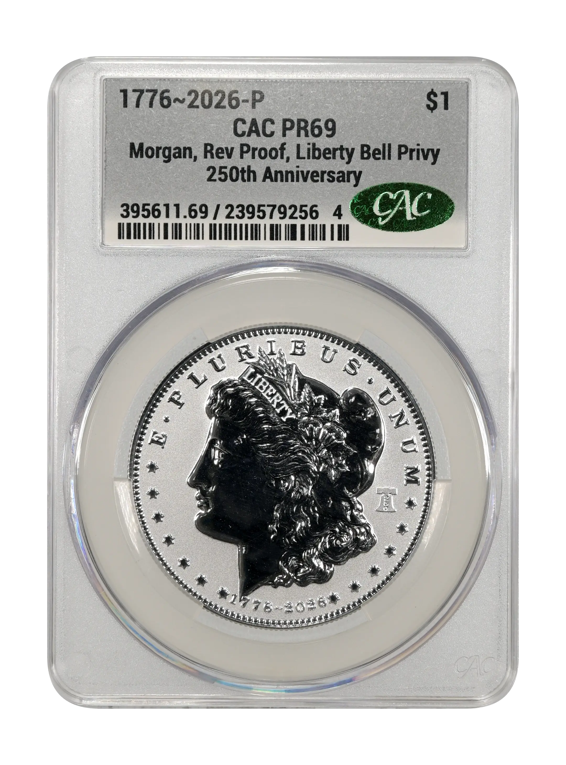 1776~2026-P S$1  Morgan, Liberty Bell Privy, Reverse Proof PR thumbnail 15