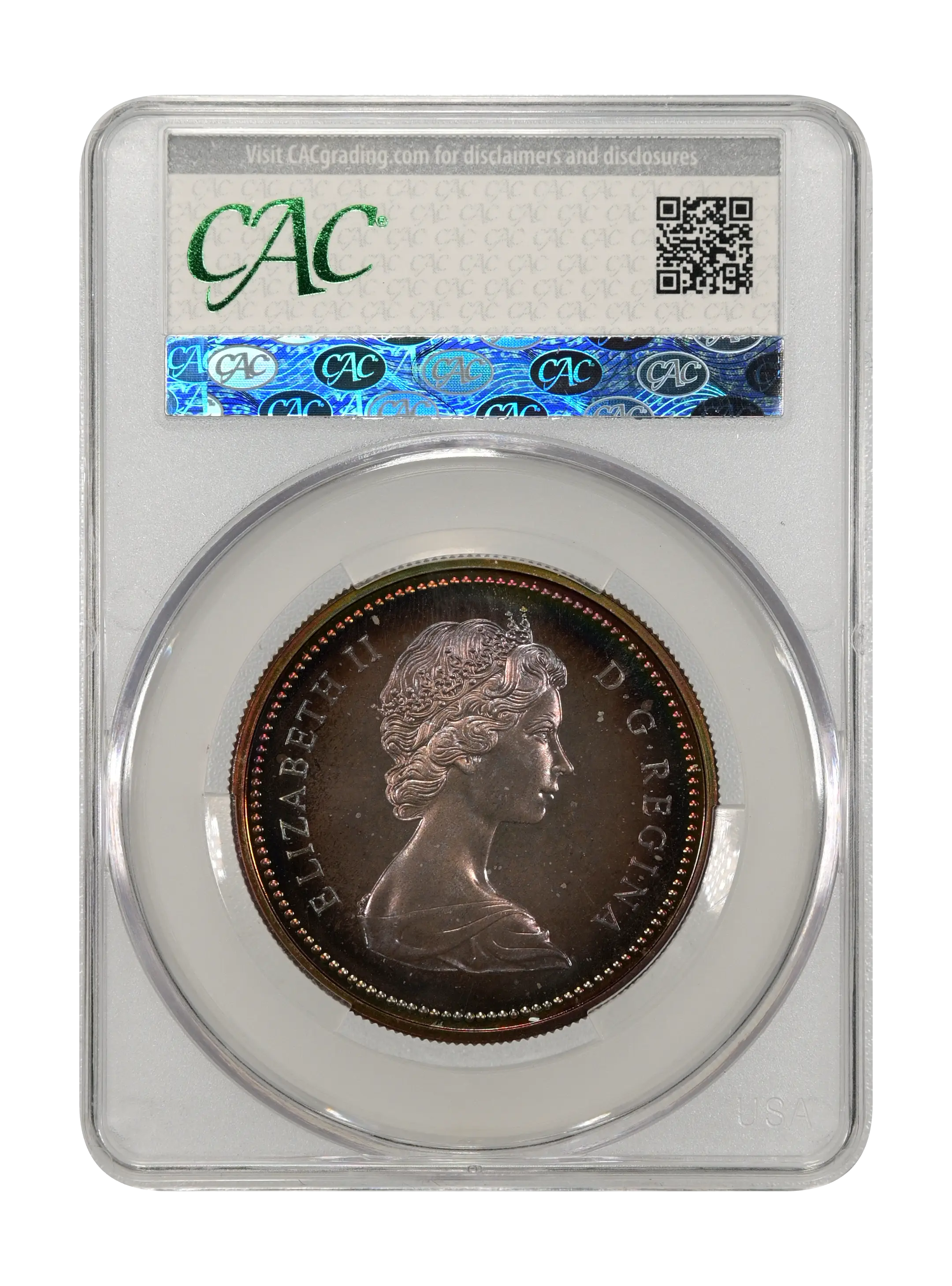 1871-1971 S$1  Silver, British Columbia Centennial SP thumbnail 9