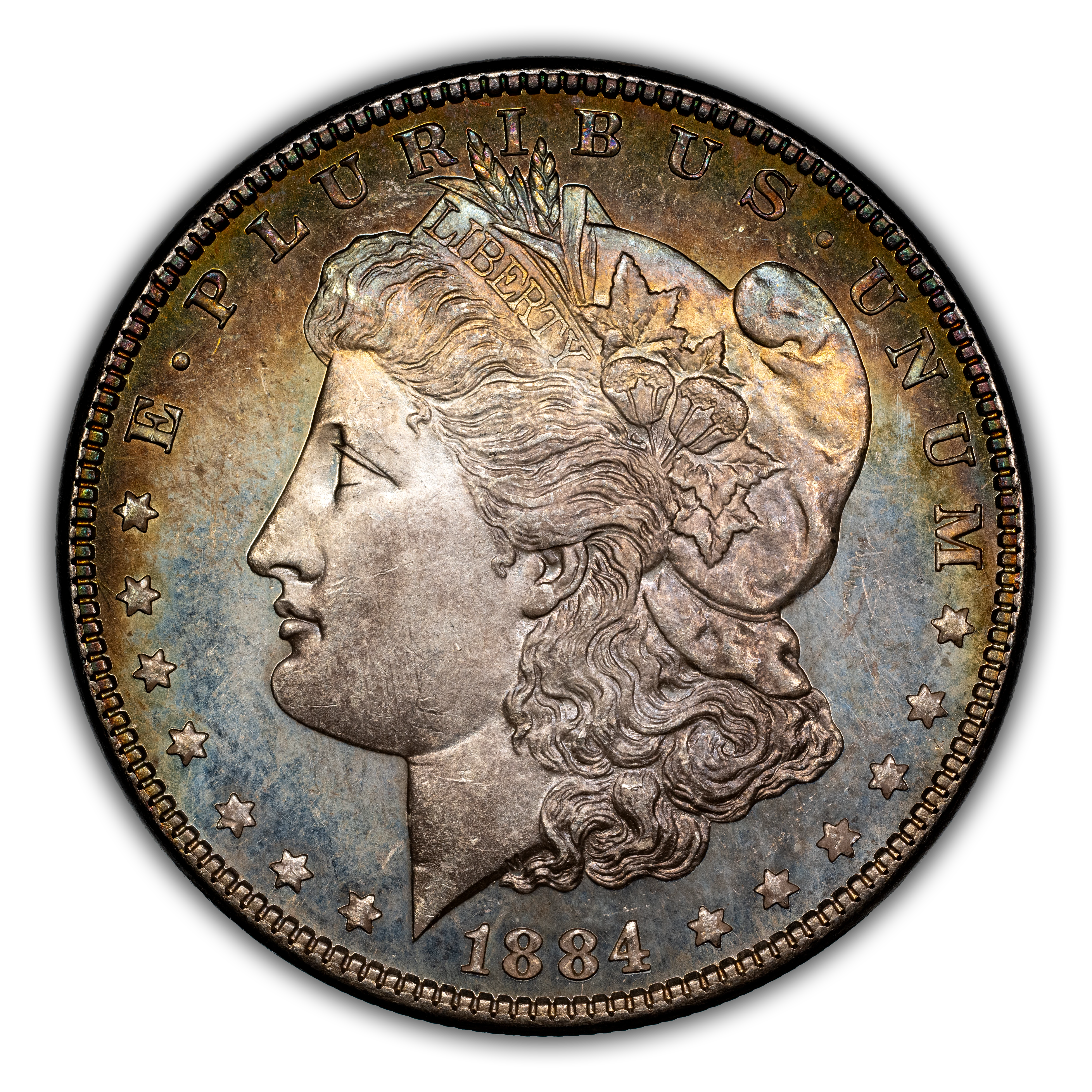 1884 $1  Small Dot, VAM-4  MS DMPL thumbnail 2