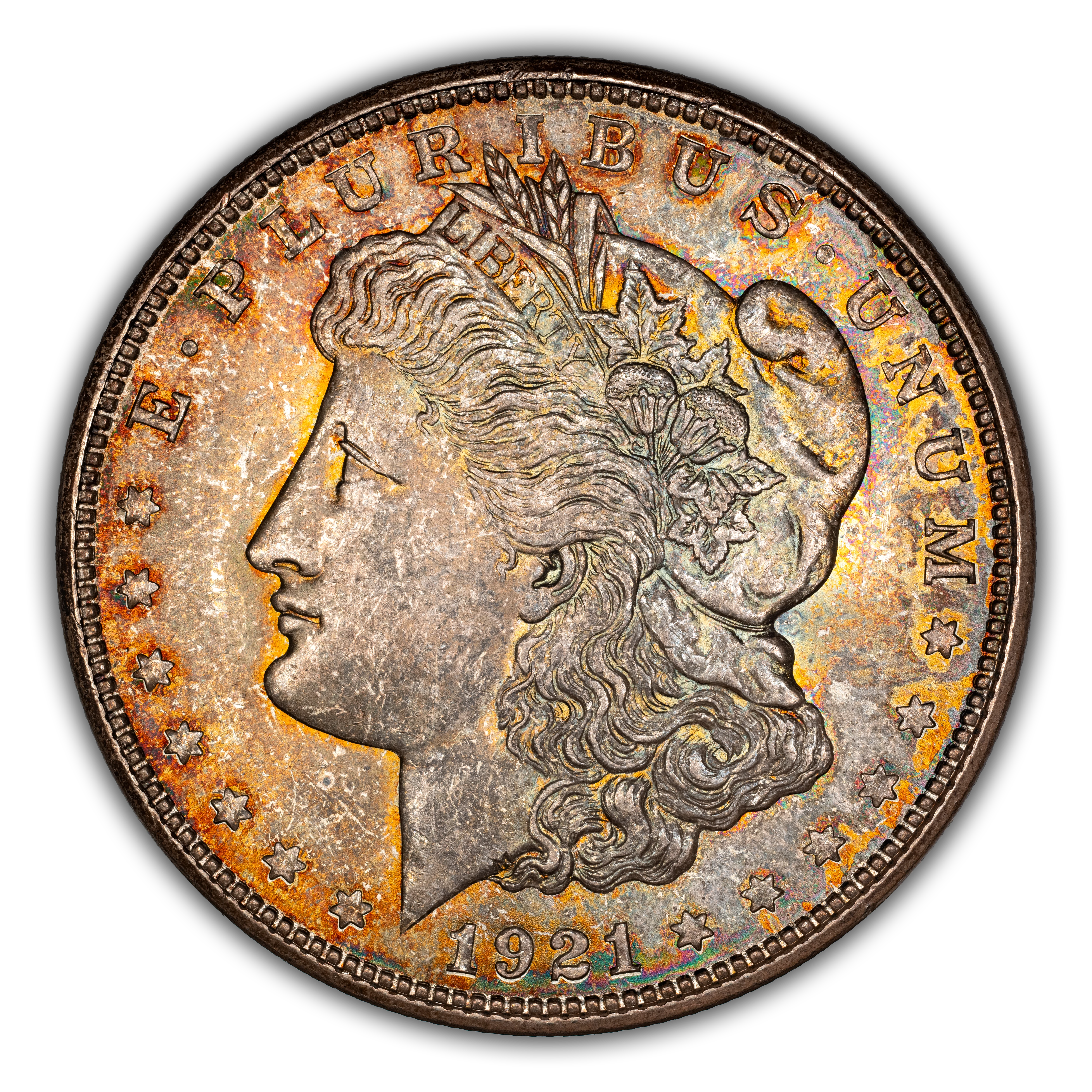 1921-D $1  Capped R, E Filled, VAM-1B2 MS thumbnail 2