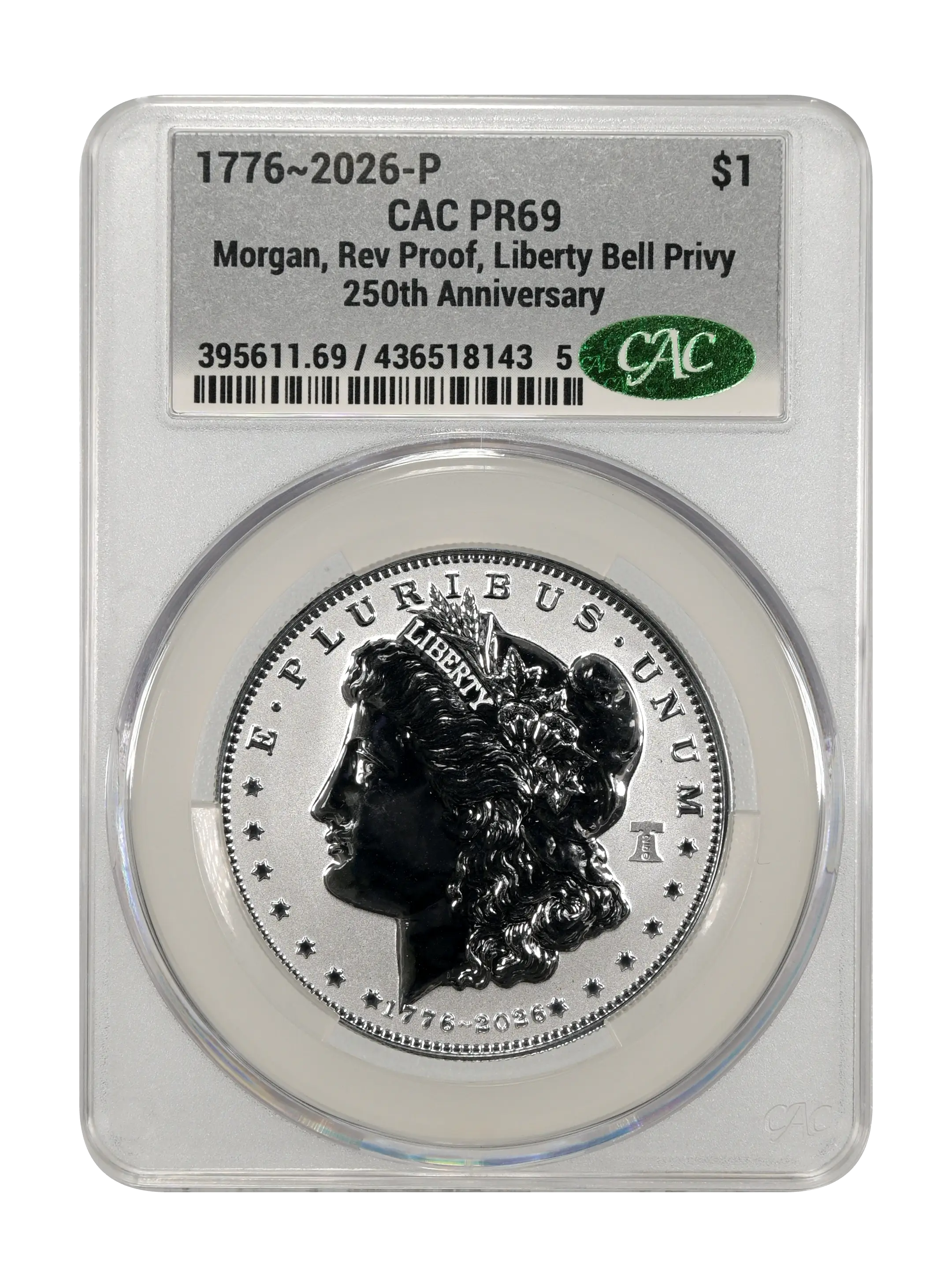 1776~2026-P S$1  Morgan, Liberty Bell Privy, Reverse Proof PR thumbnail 16