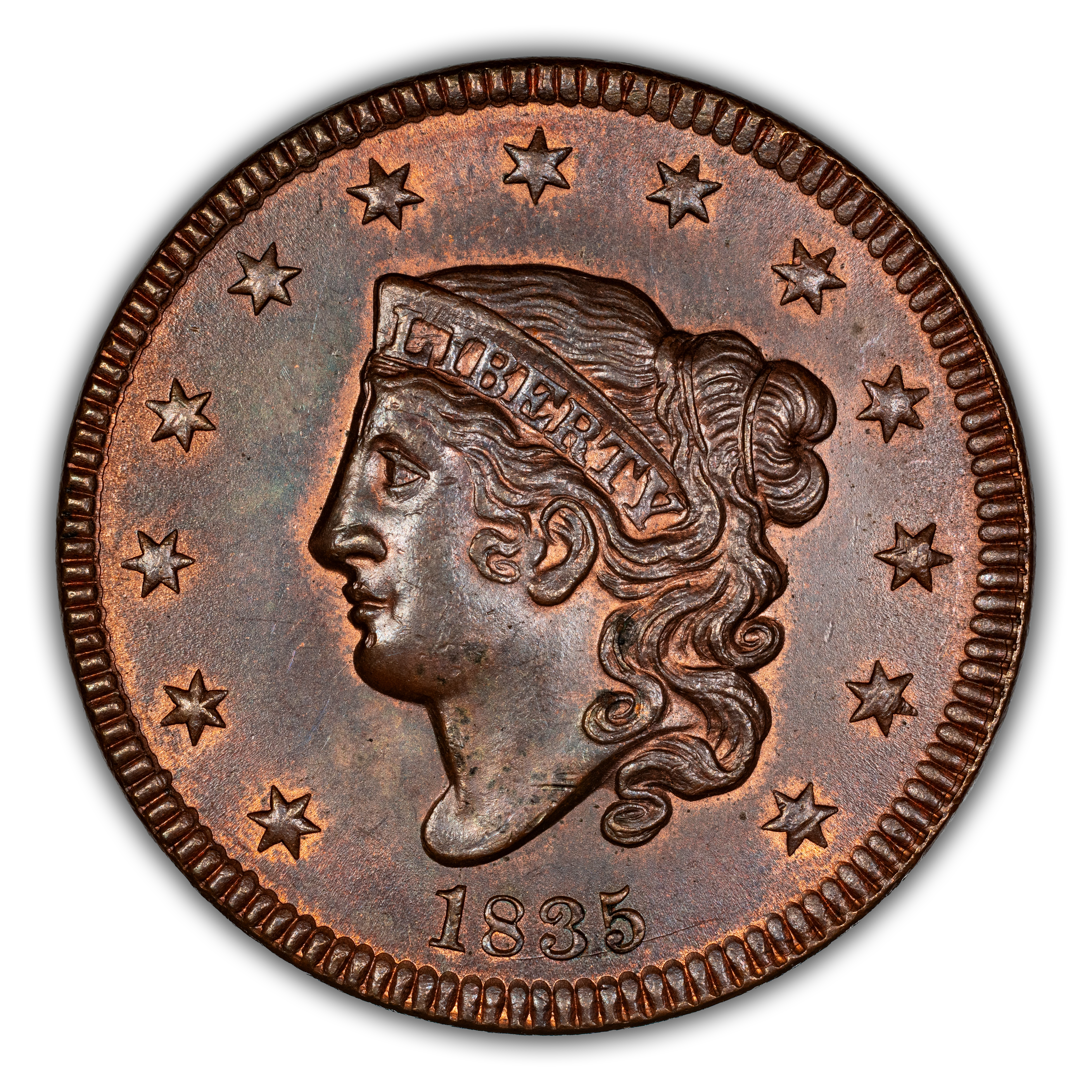 1835 1c Small 8, Small Stars MS BN thumbnail 3