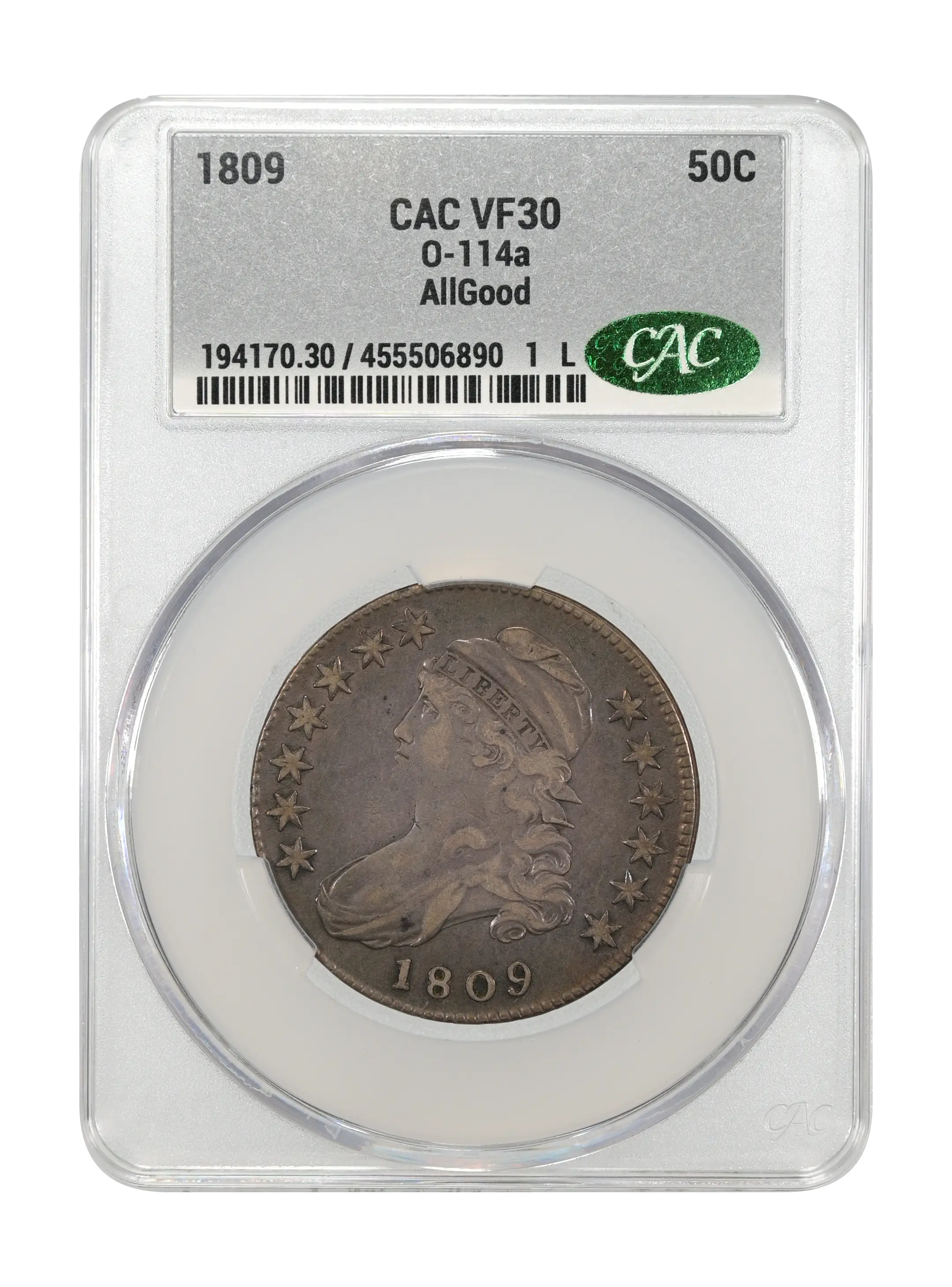 1809 50c O-114a MS thumbnail 10