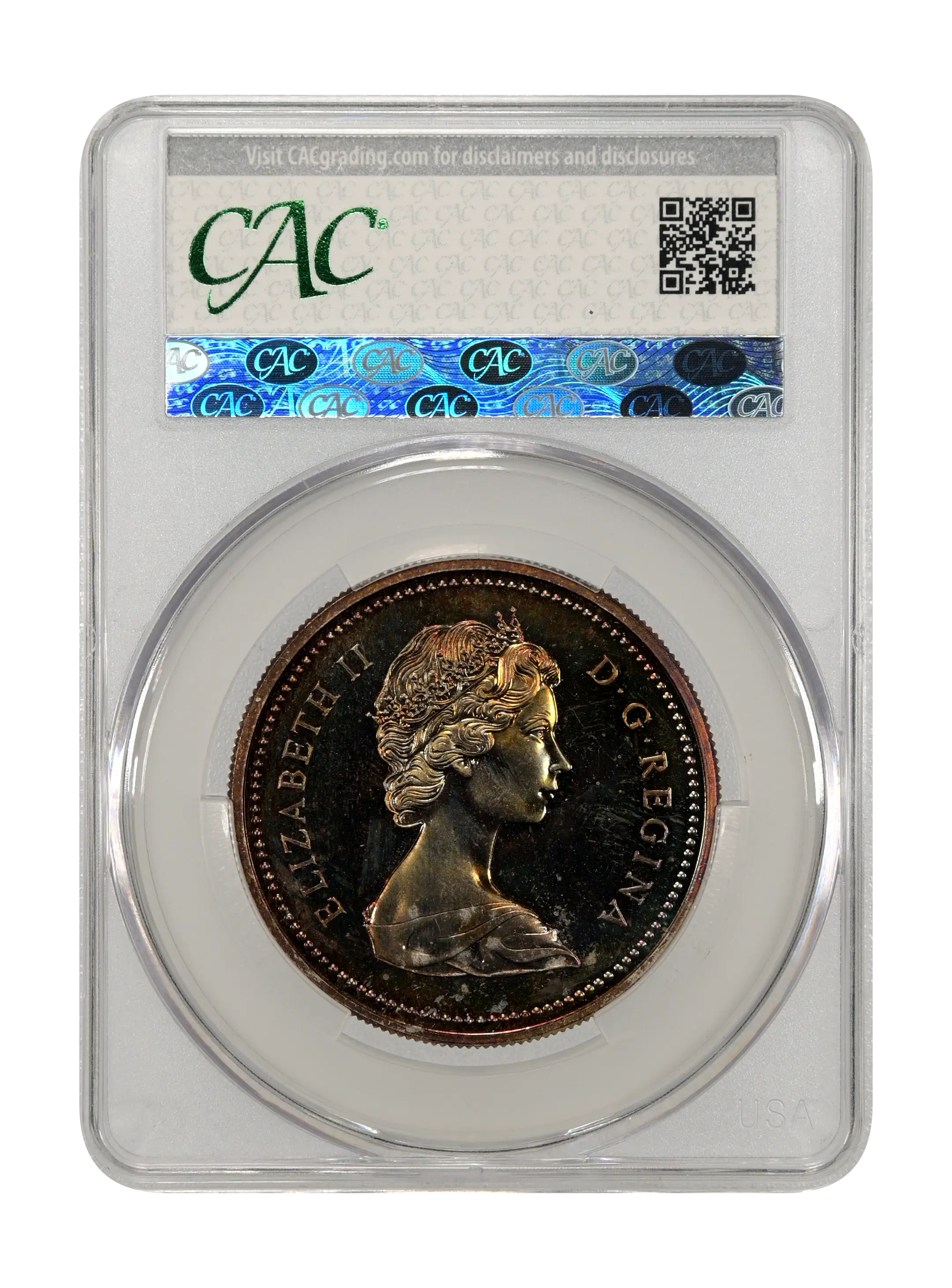 1871-1971 S$1  Silver, British Columbia Centennial SP thumbnail 10