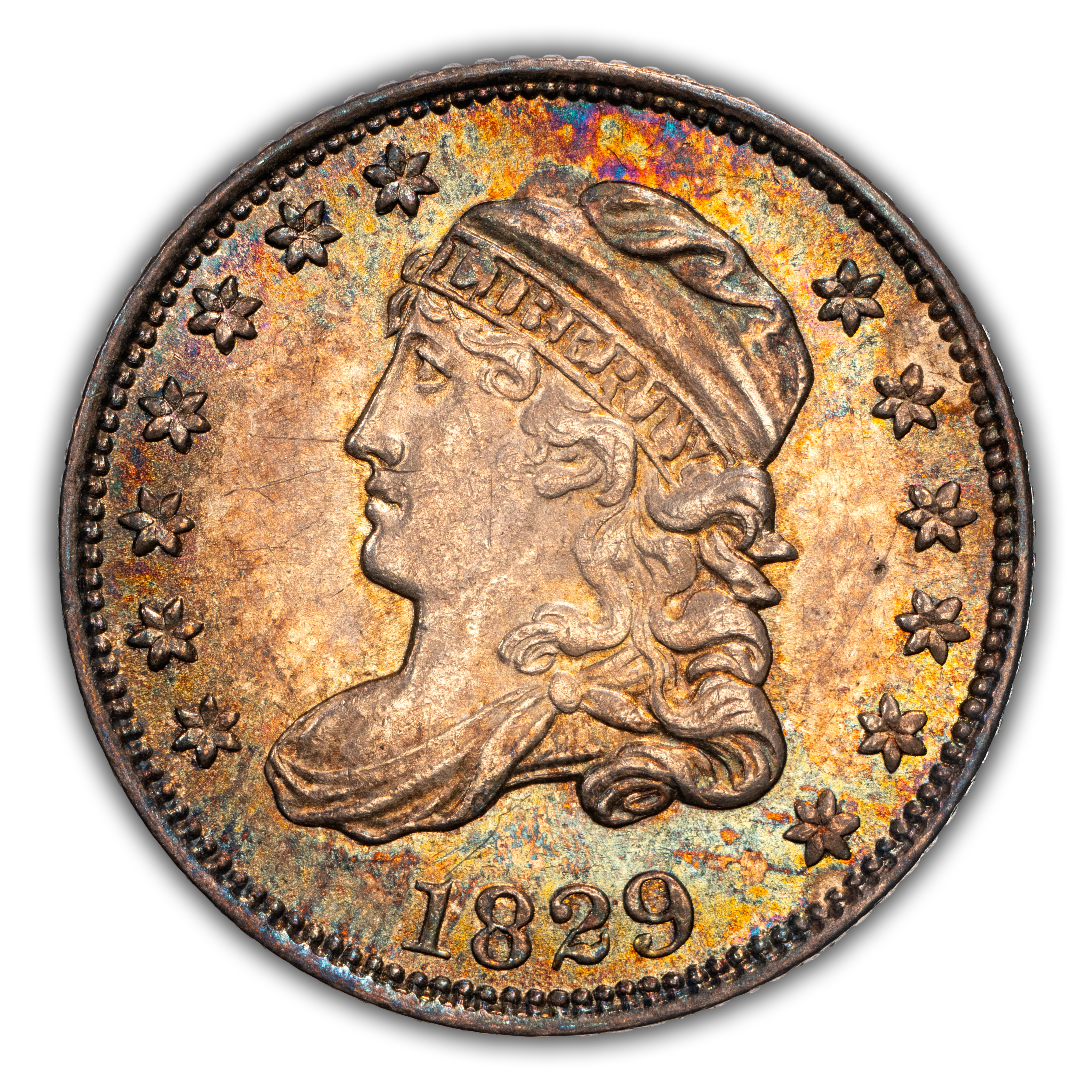 1829 H10c 3 Pale Gules, LM-1 MS