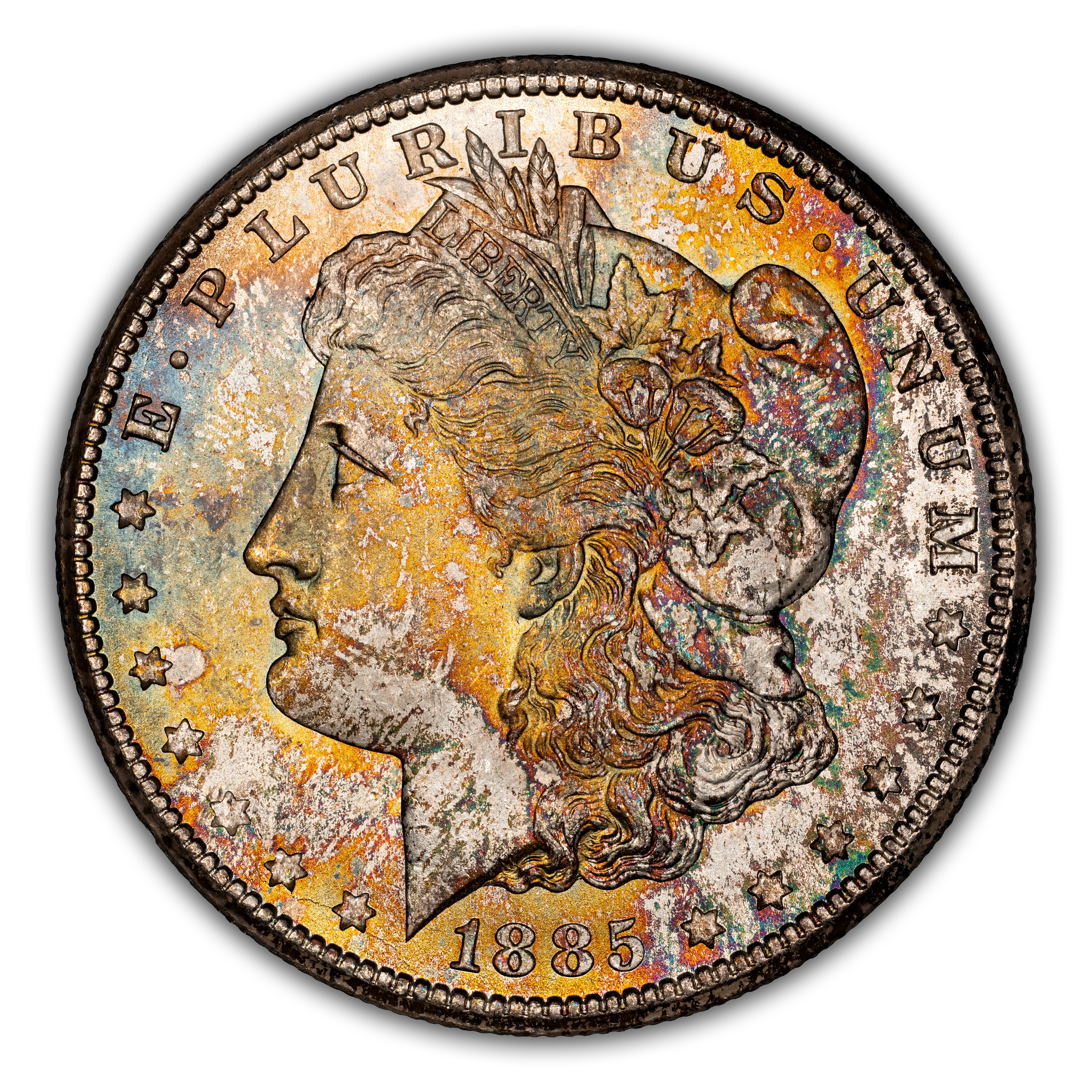 1885-CC $1  Dash Under 8, VAM-2 MS thumbnail 2