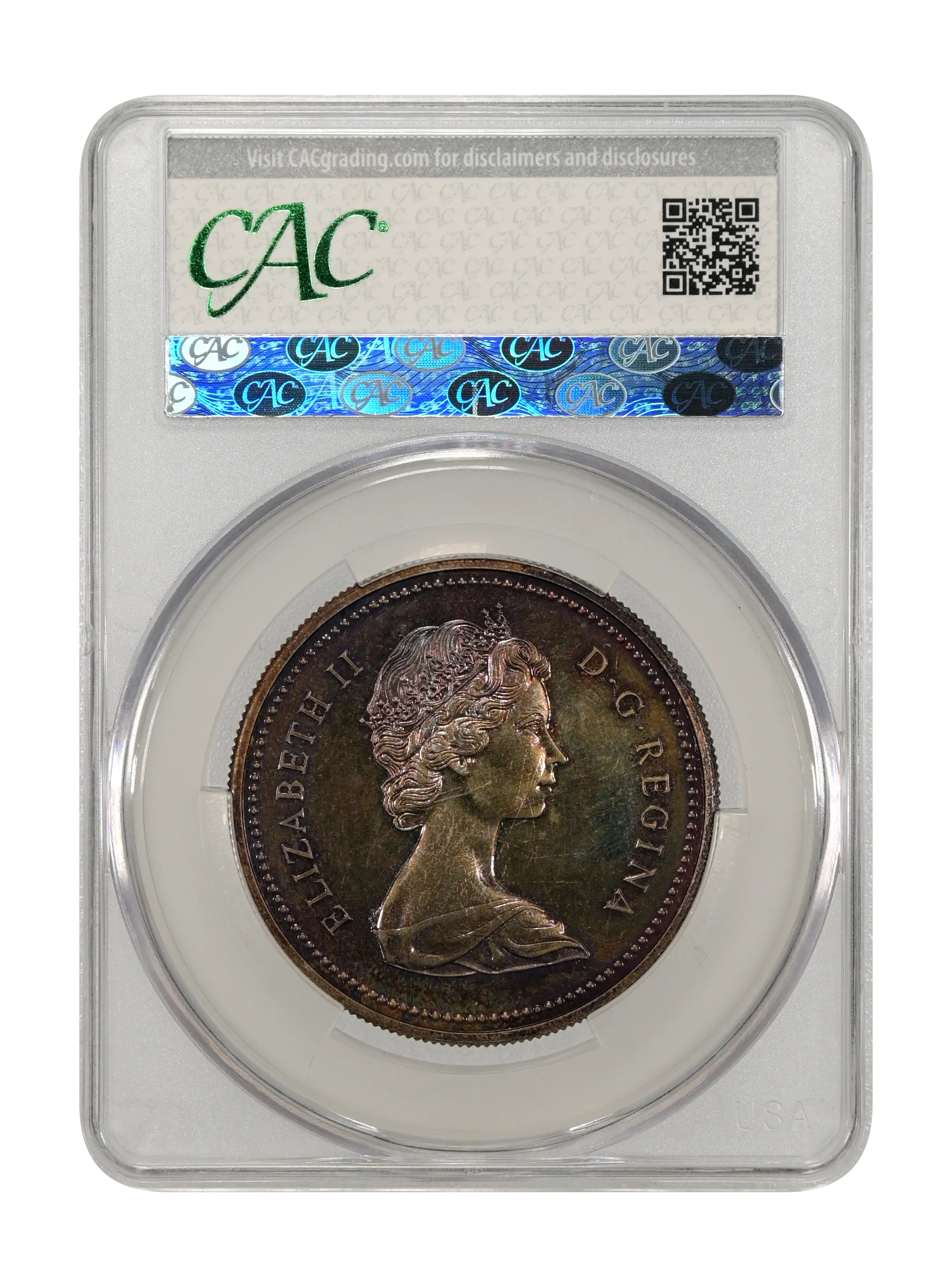 1871-1971 S$1  Silver, British Columbia Centennial SP thumbnail 11