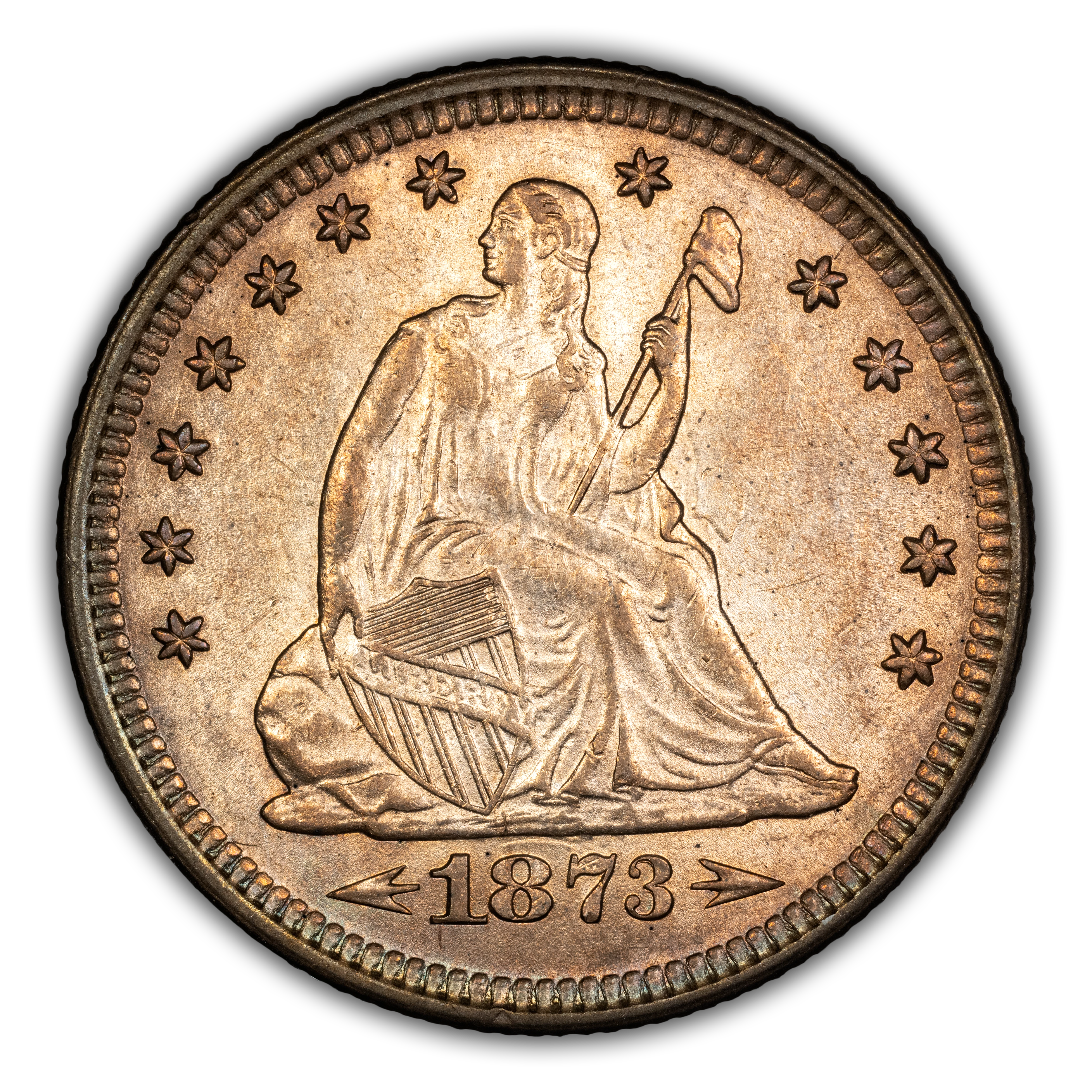 1873 25c Arrows MS