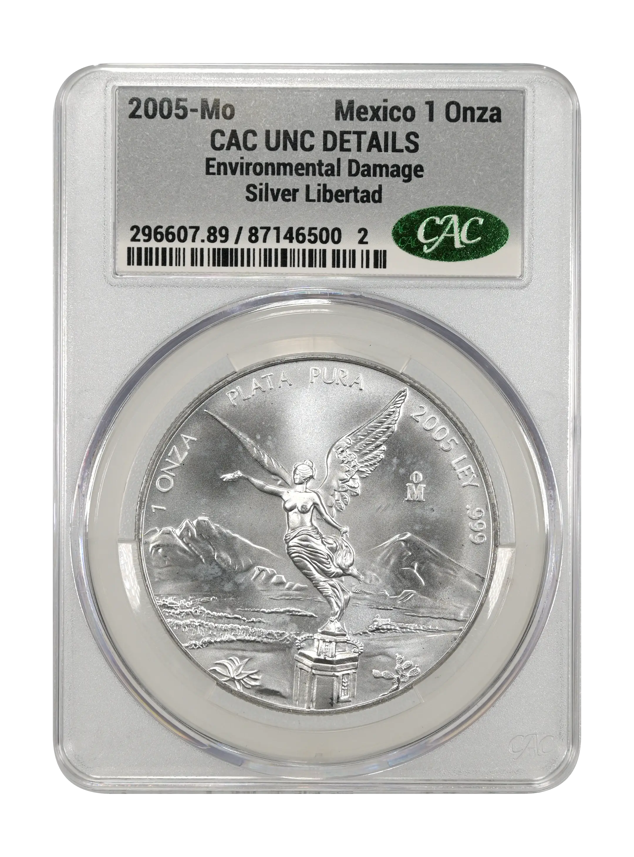 2005-Mo 1 Onza Libertad, Silver MS (KM-639) thumbnail 4