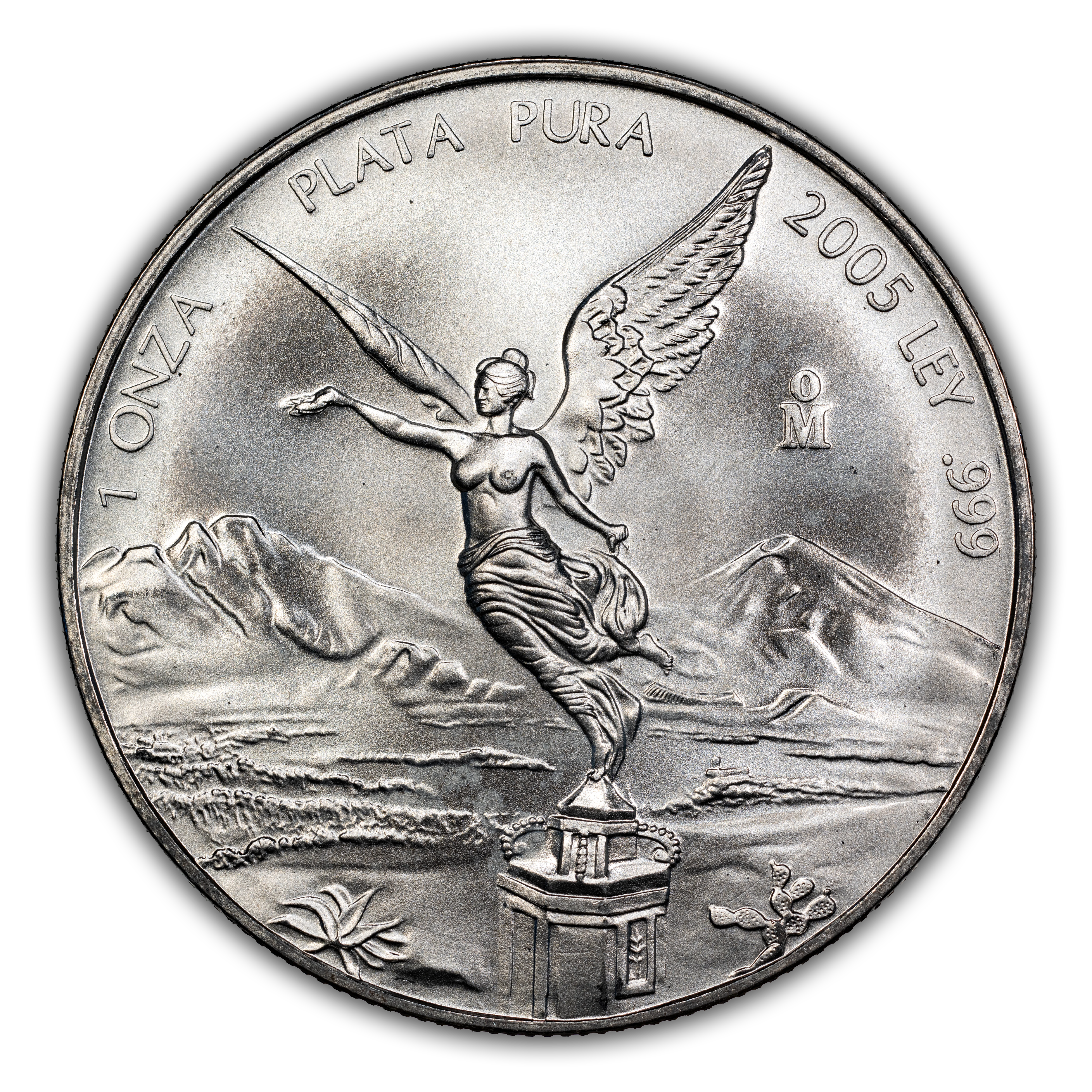 2005-Mo 1 Onza Libertad, Silver MS (KM-639) thumbnail 2