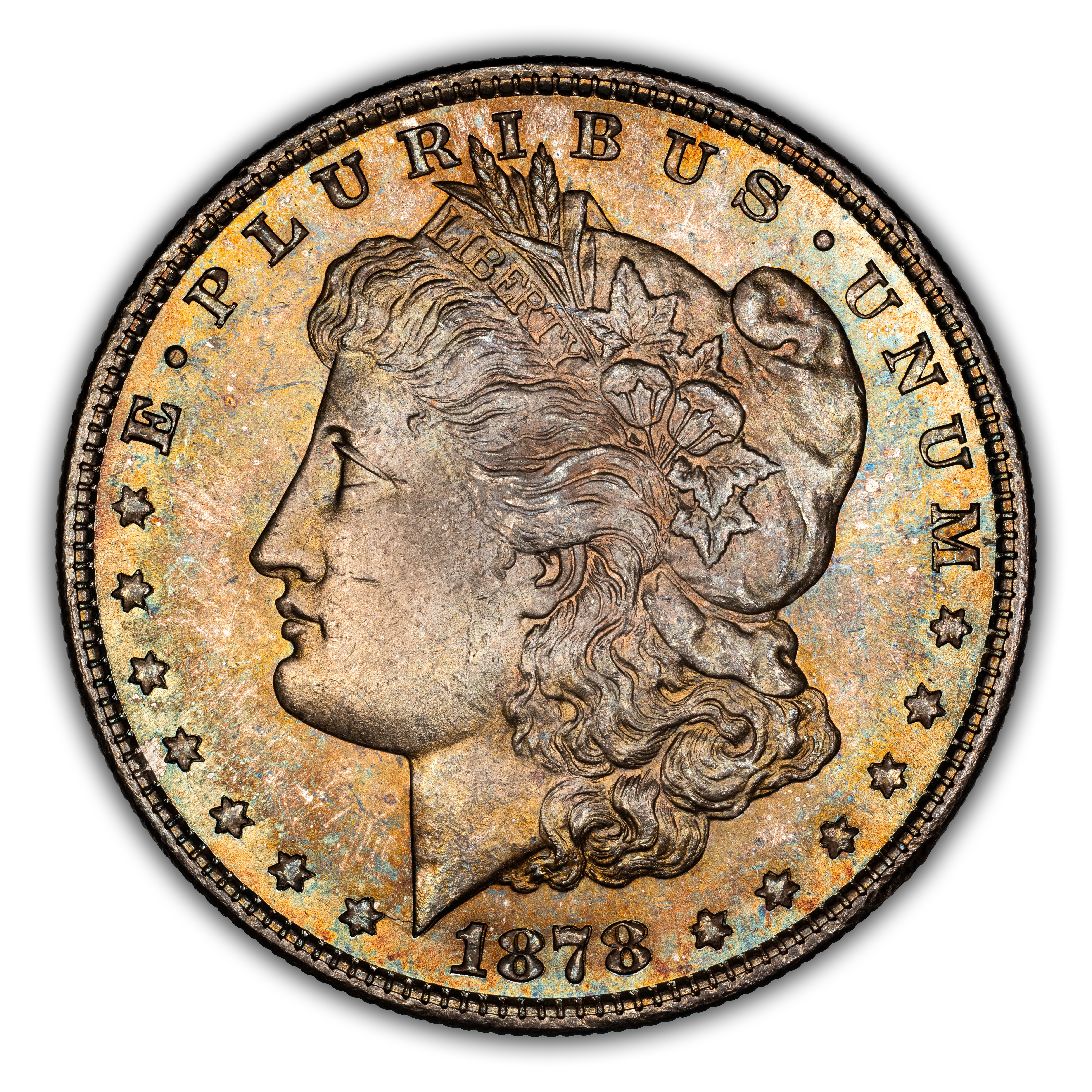 1878 8TF $1  Clashed Dies, VAM-2A MS thumbnail 2