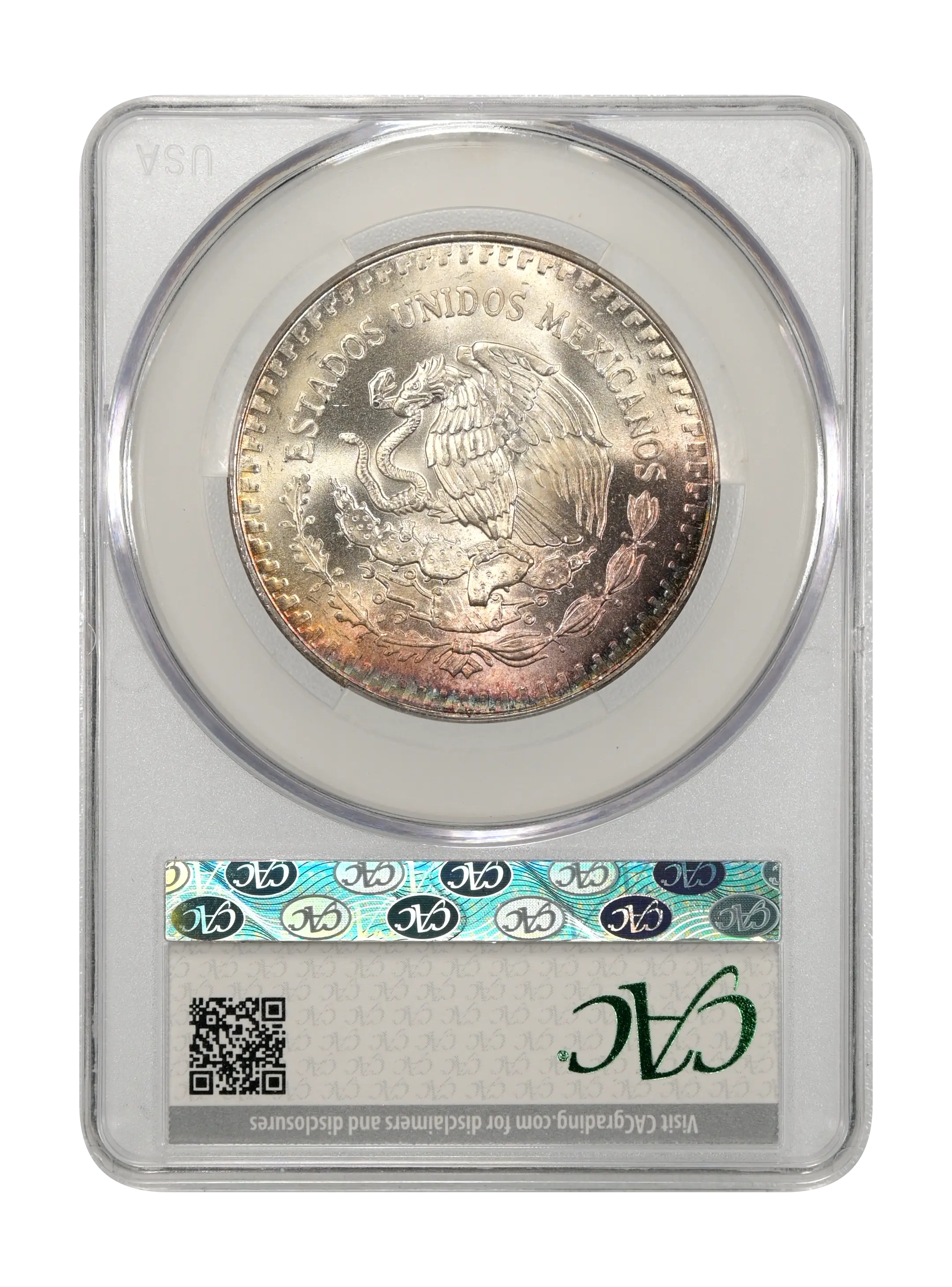 1988-Mo 1 Onza Libertad, Silver MS (KM-494.1) thumbnail 7