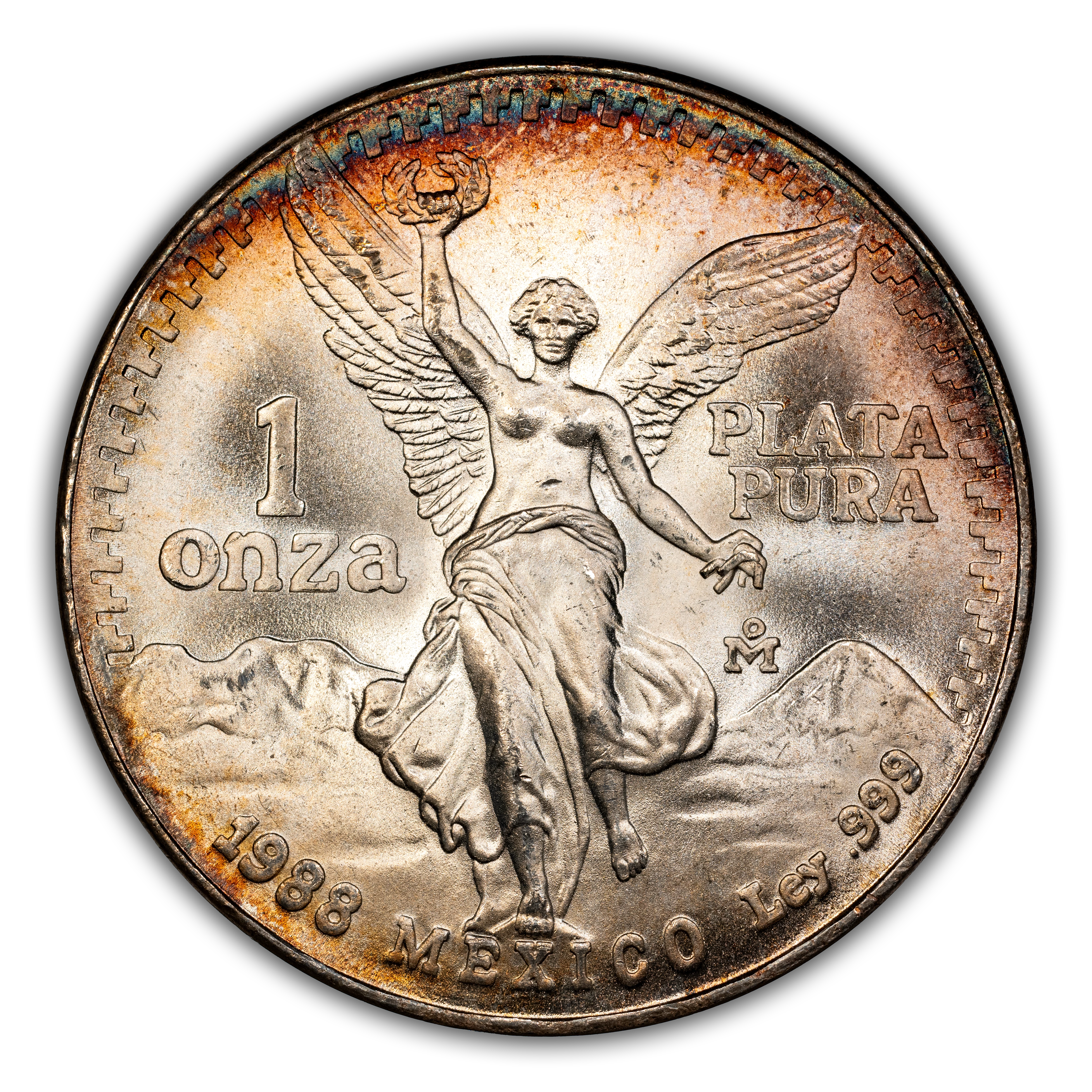 1988-Mo 1 Onza Libertad, Silver MS