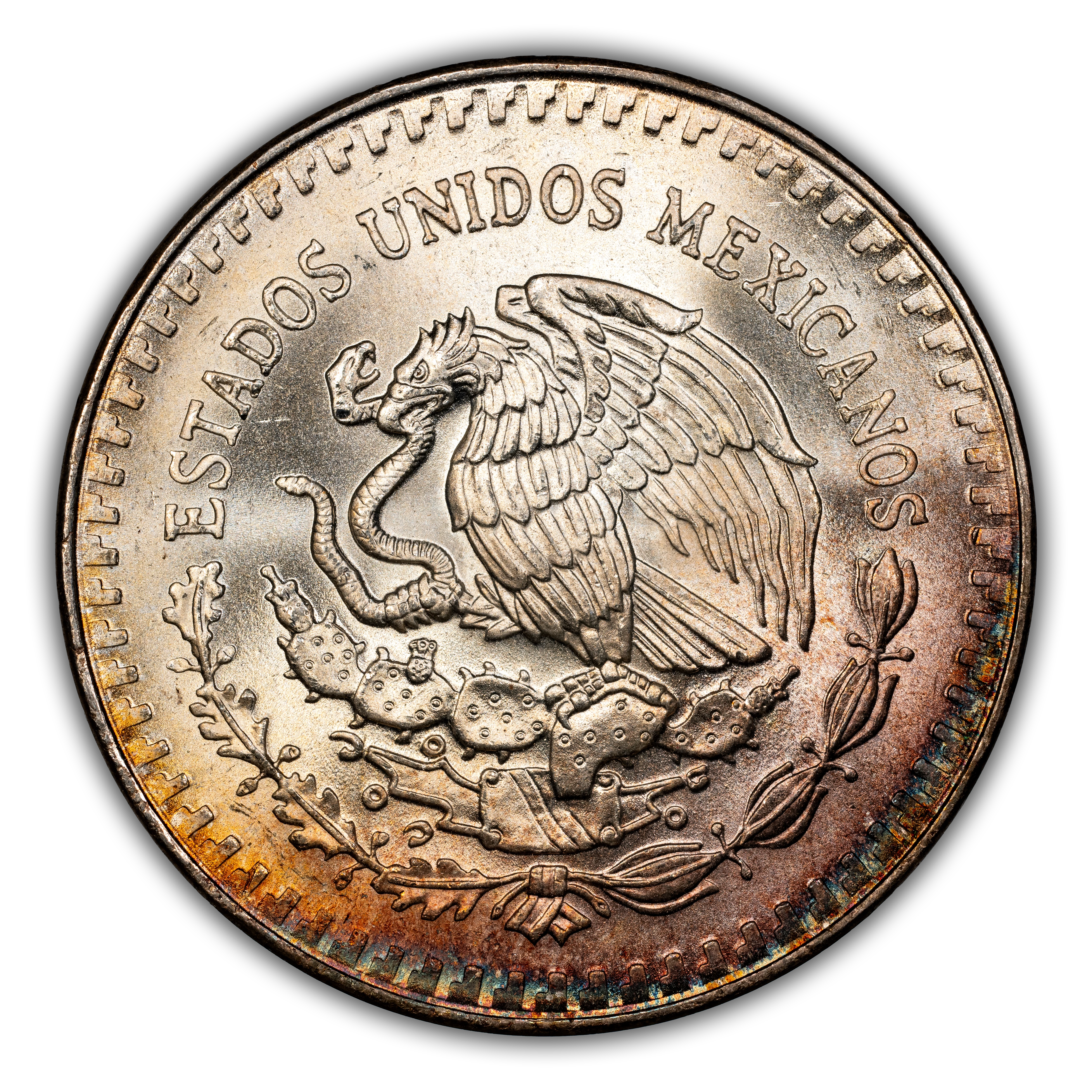 1988-Mo 1 Onza Libertad, Silver MS (KM-494.1) thumbnail 3