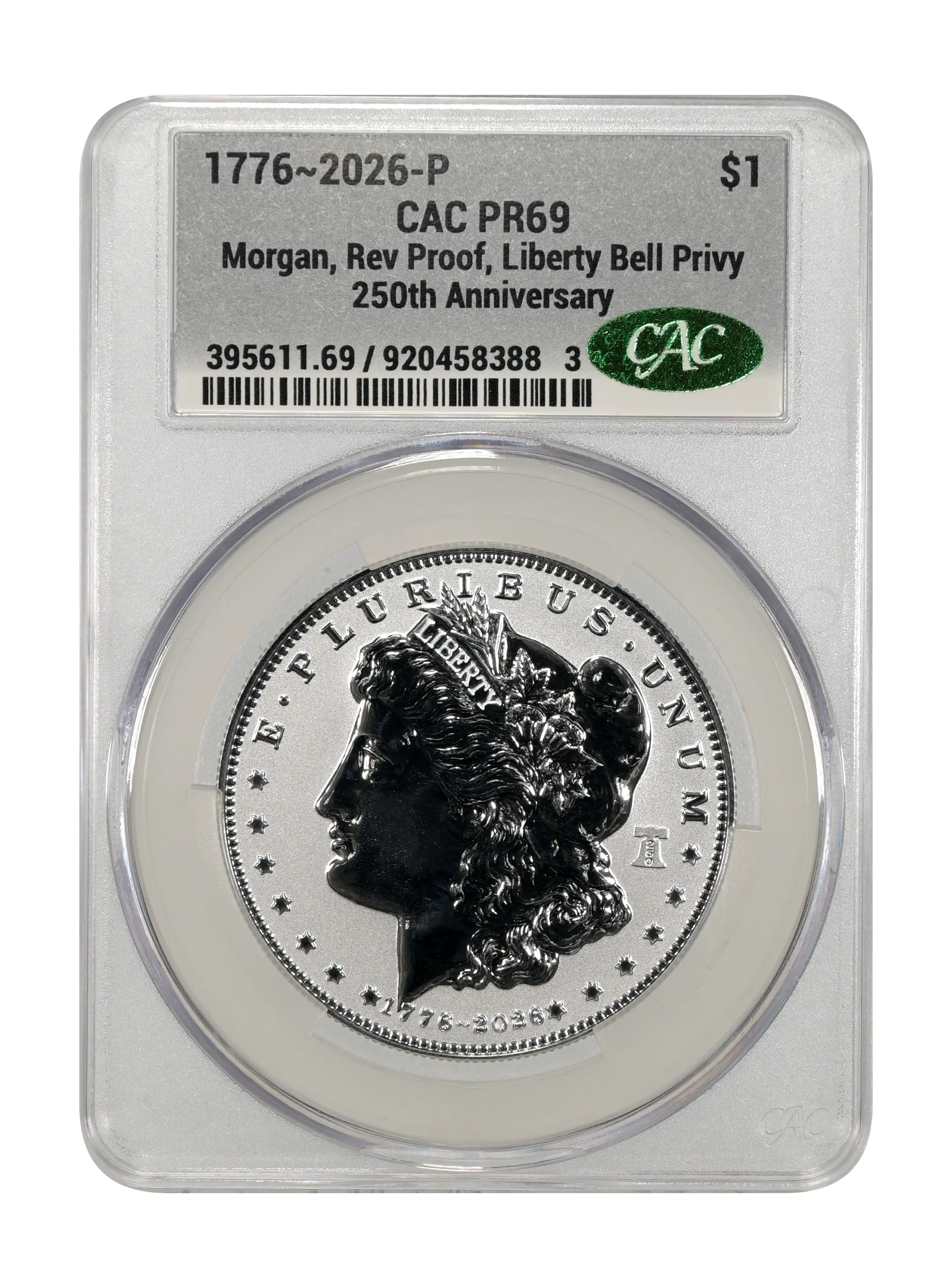 1776~2026-P S$1  Morgan, Liberty Bell Privy, Reverse Proof PR thumbnail 17