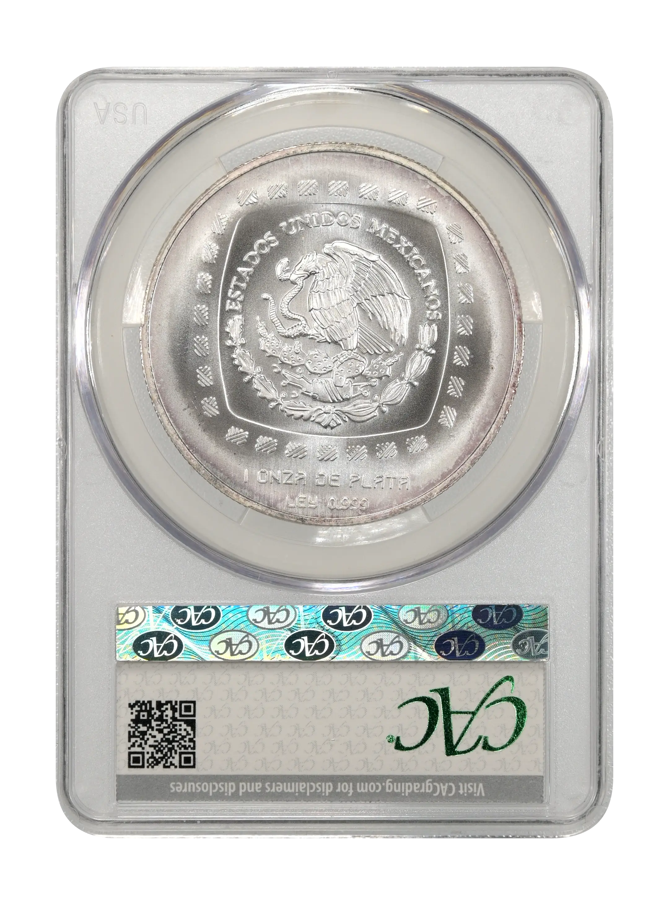 1996-Mo 5P 1oz Silver, KM-597 MS (KM-597) thumbnail 4