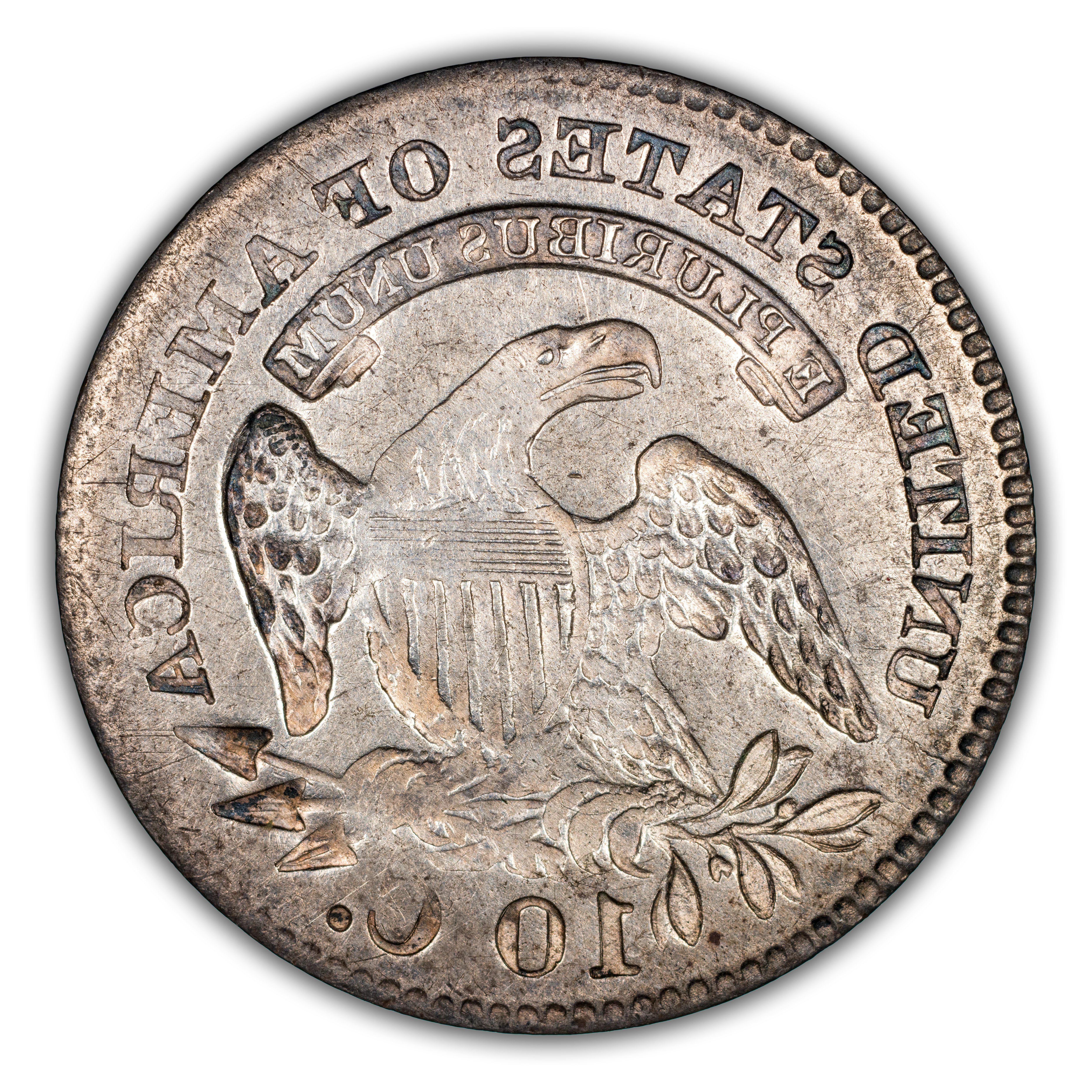 1827/7 10c Pointed Top 1, JR-1 MS thumbnail 5