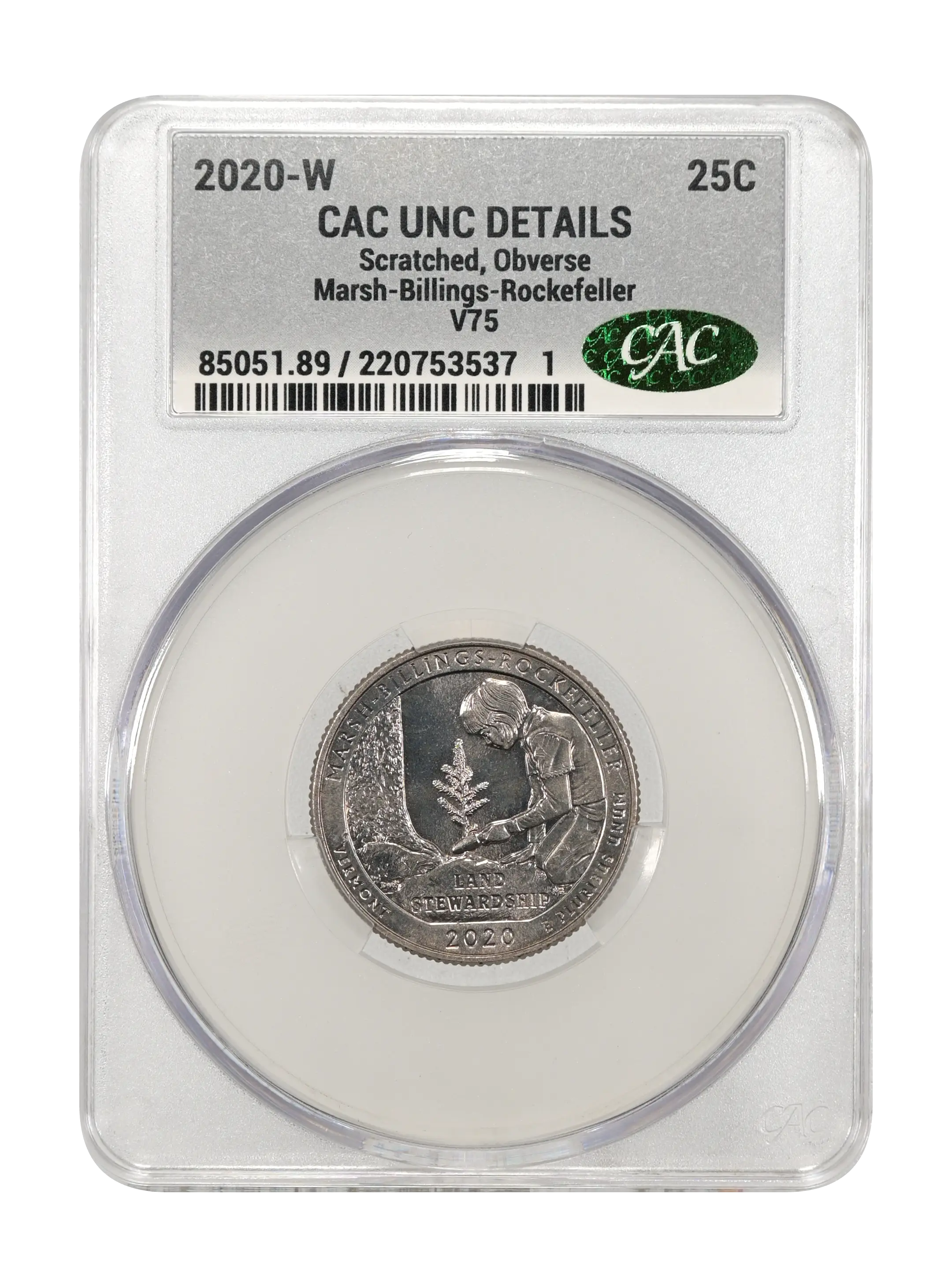 2020-W 25c Marsh-Billings Rockefeller, V75 MS thumbnail 4