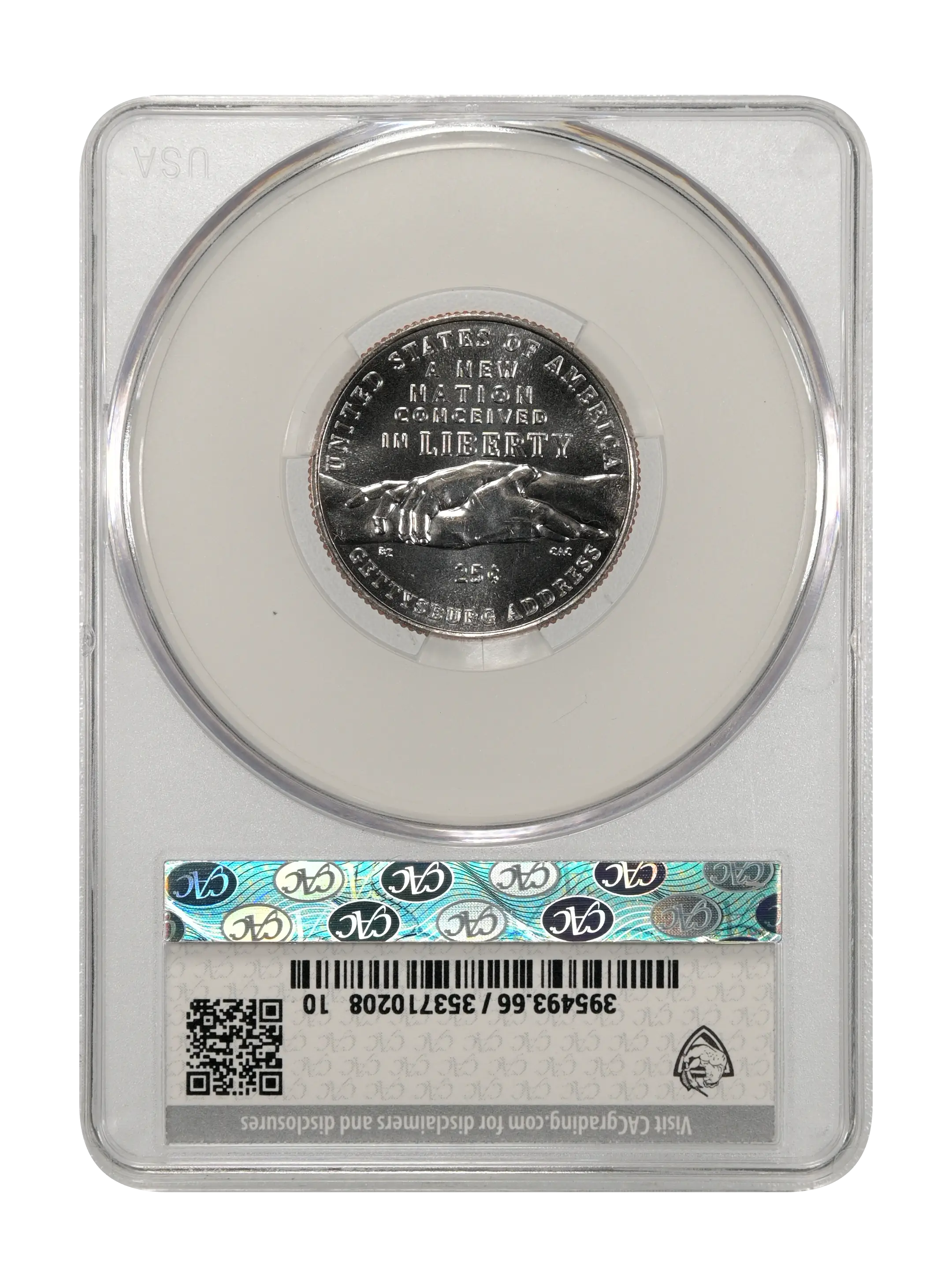 1776~2026-D 25c Gettysburg Address MS thumbnail 8