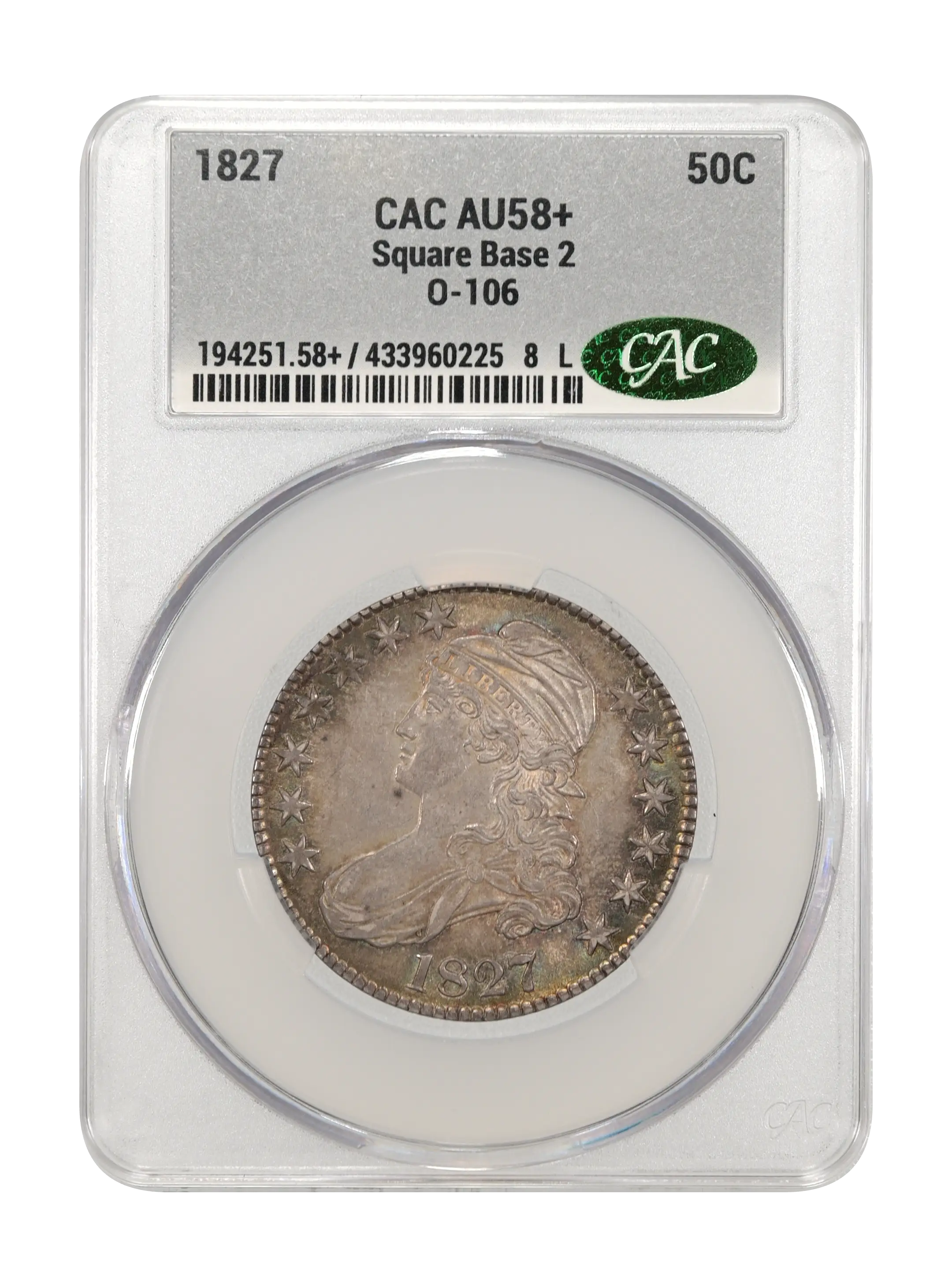 1827 50c Square Base 2, O-106 MS thumbnail 9